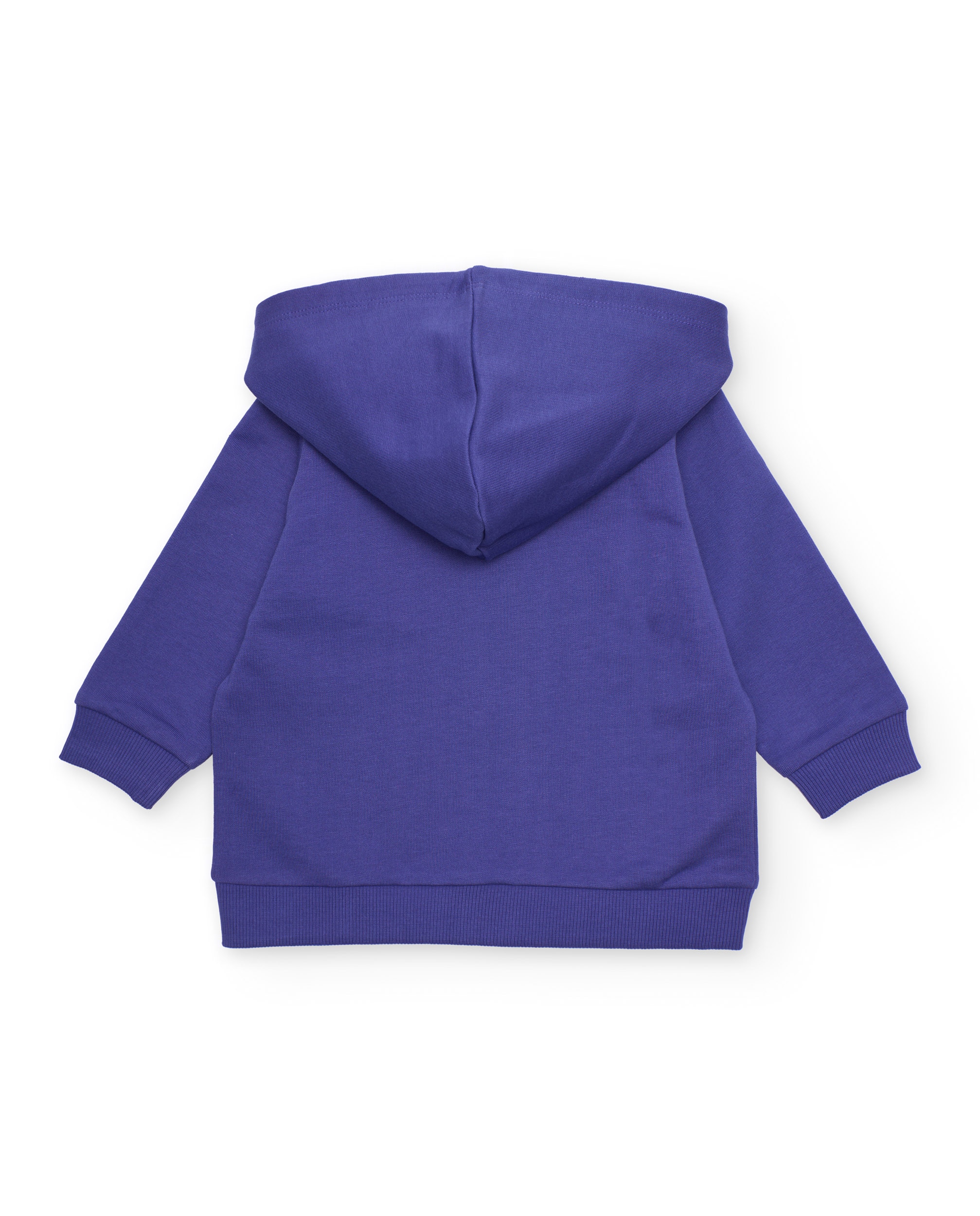 Sweat Infantil de Malha com Fecho Zip Lilás-2