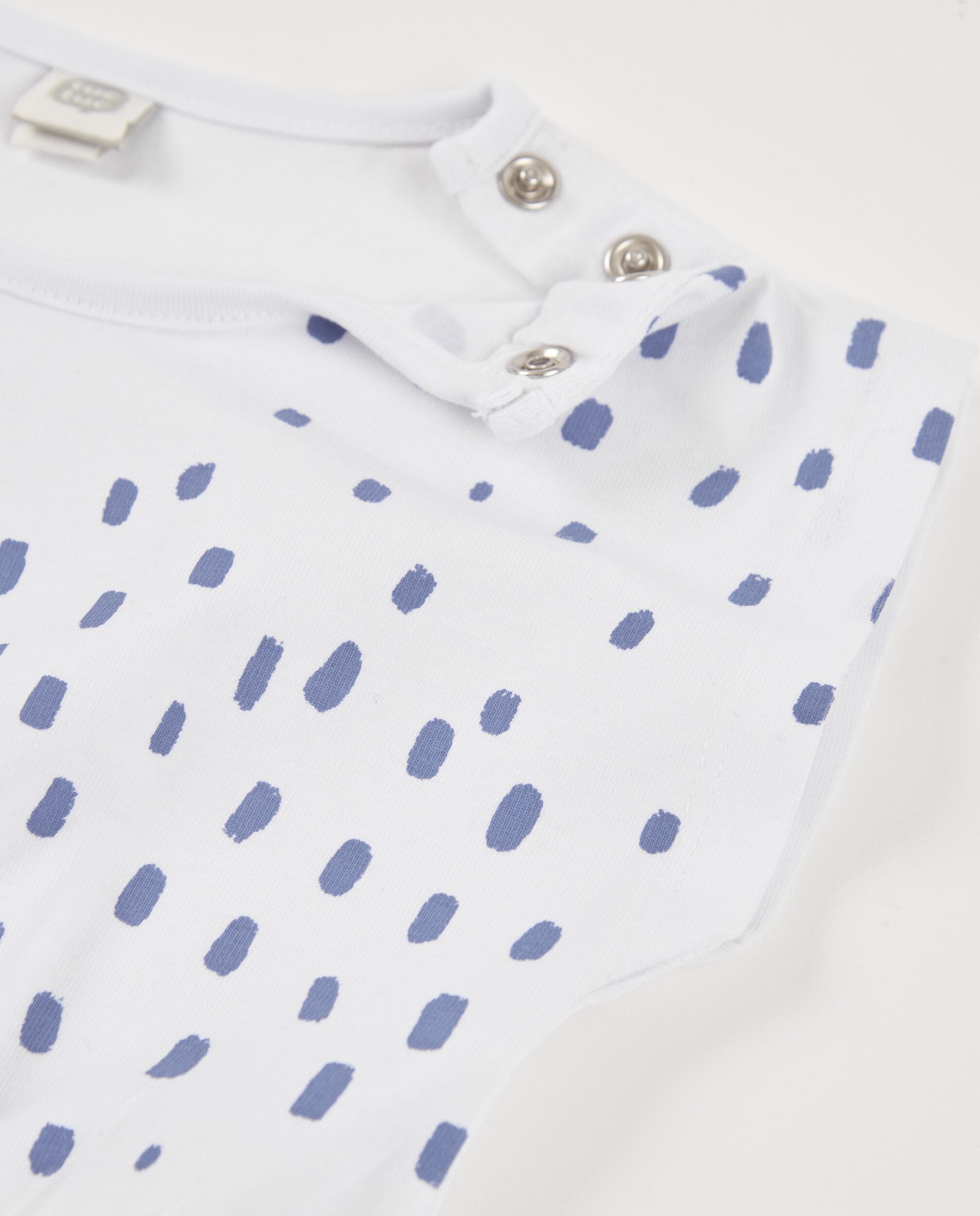 Vestido Infantil de Malha com Cintura Elástica Branco-3