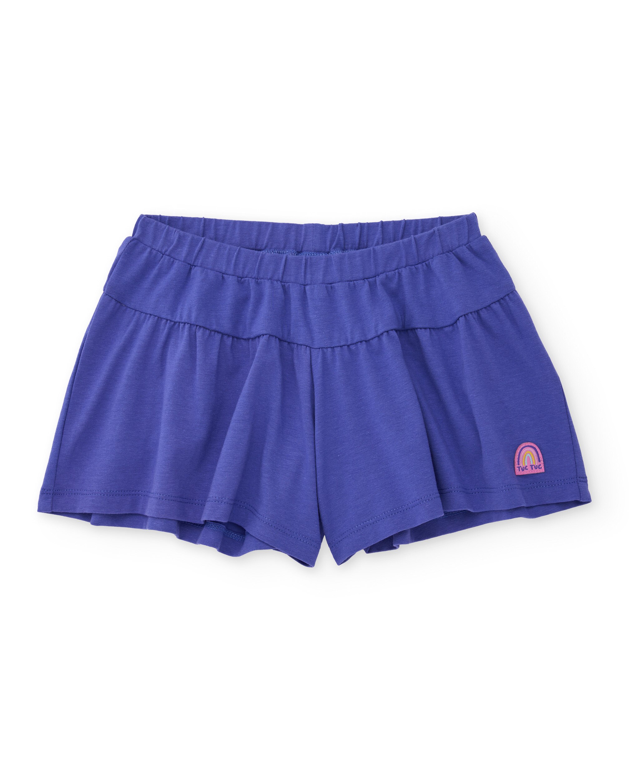 Imagem 0 de Short Infantil de Malha e Design Fluído