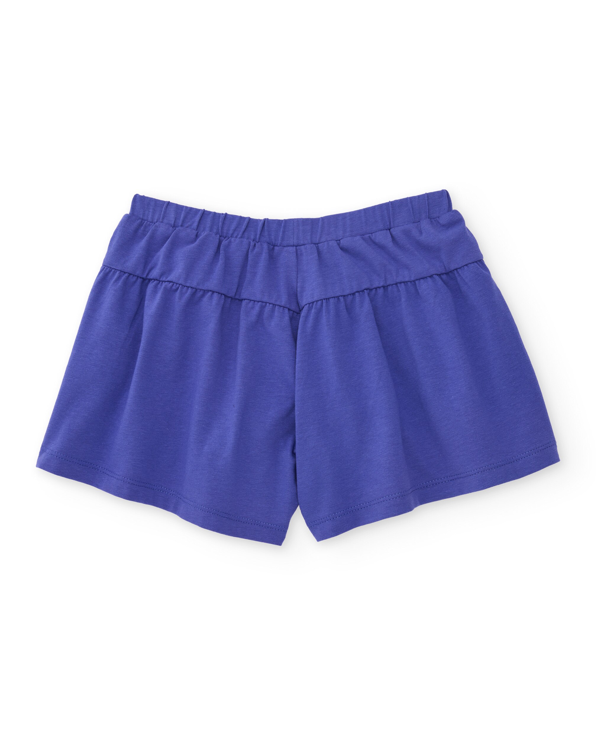 Short Infantil de Malha e Design Fluído Lilás-2