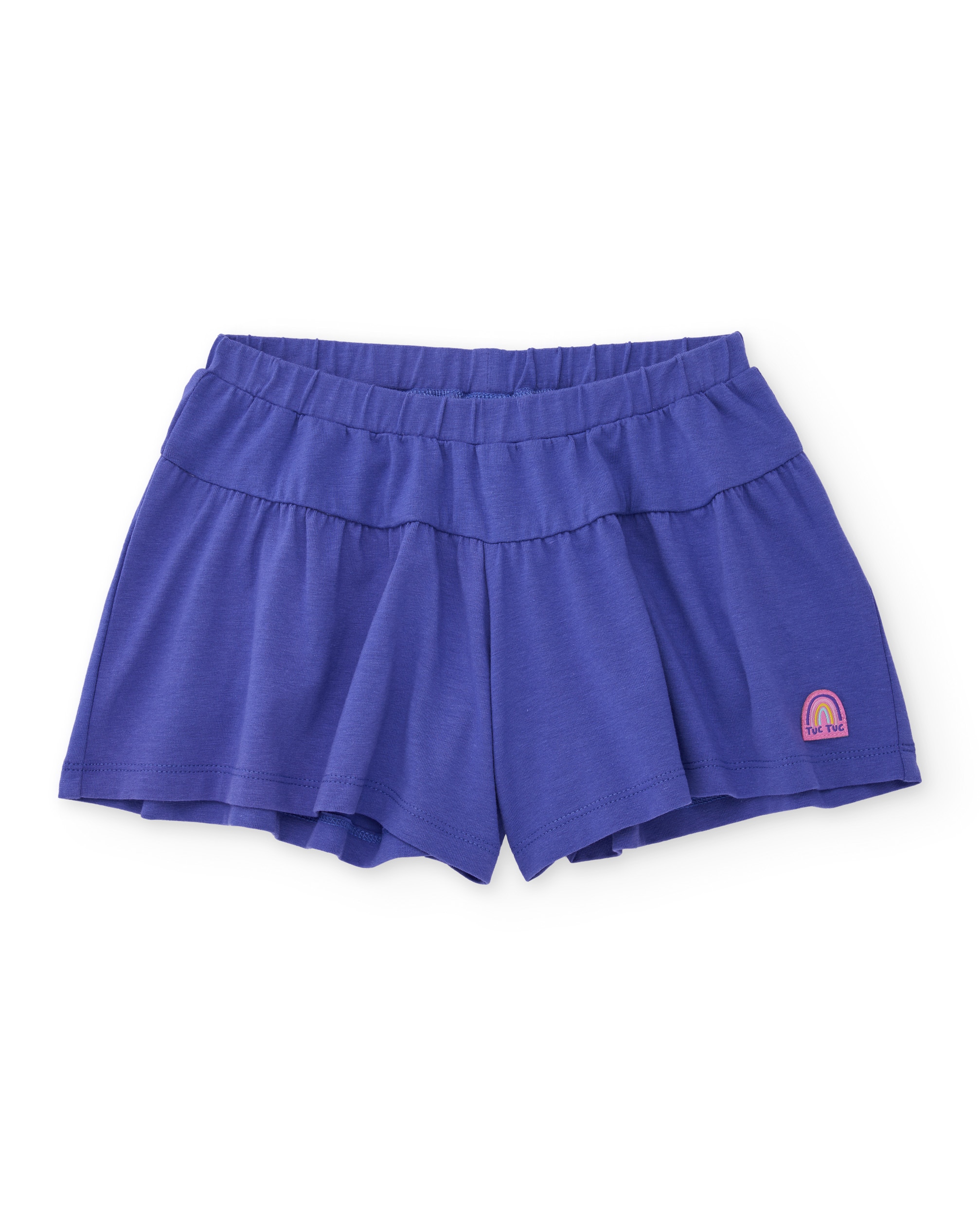 Imagem 0 de Short Infantil de Malha e Design Fluído