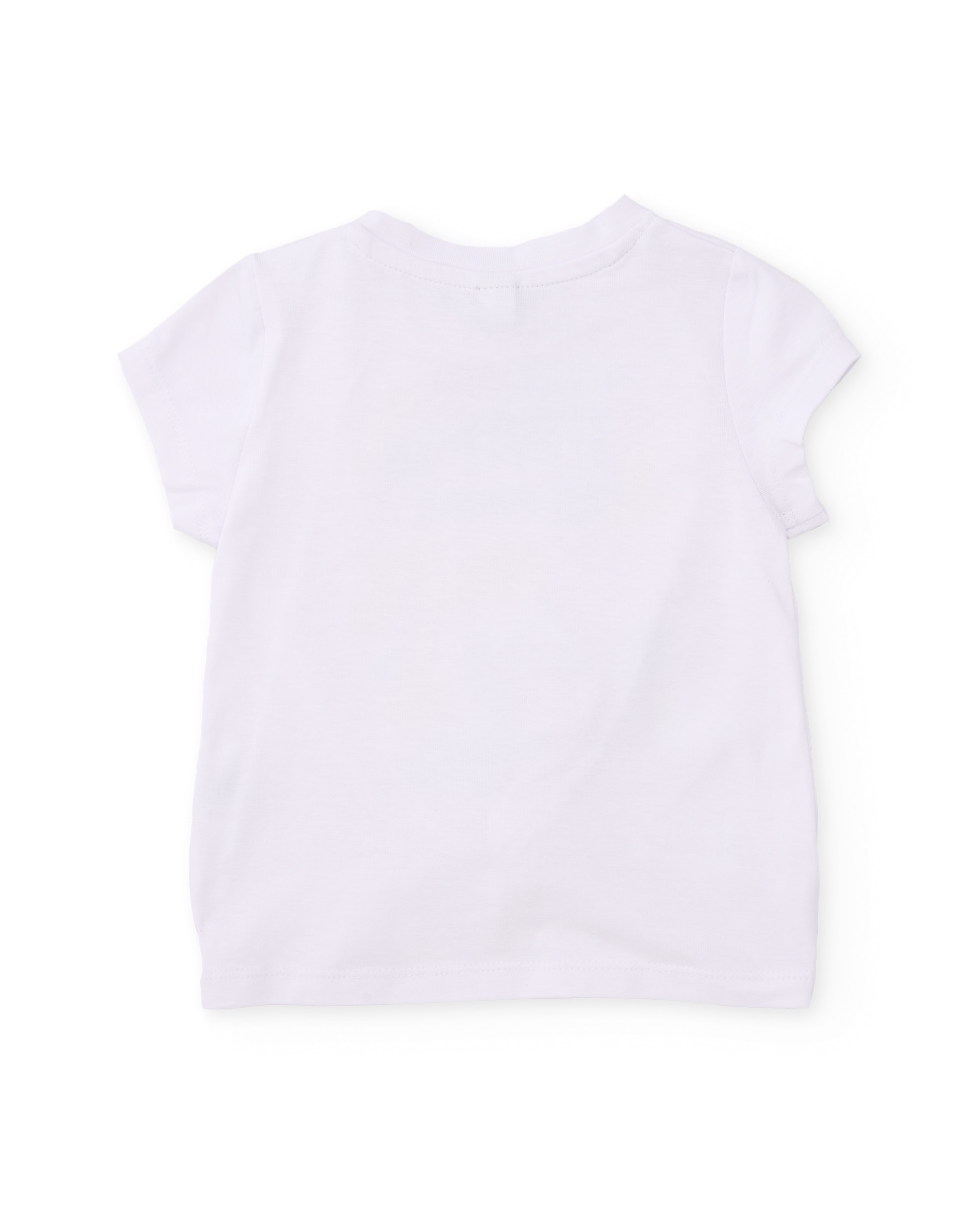 T-shirt Infantil de Malha e Nó Decorativo Tuc tuc Branco-2