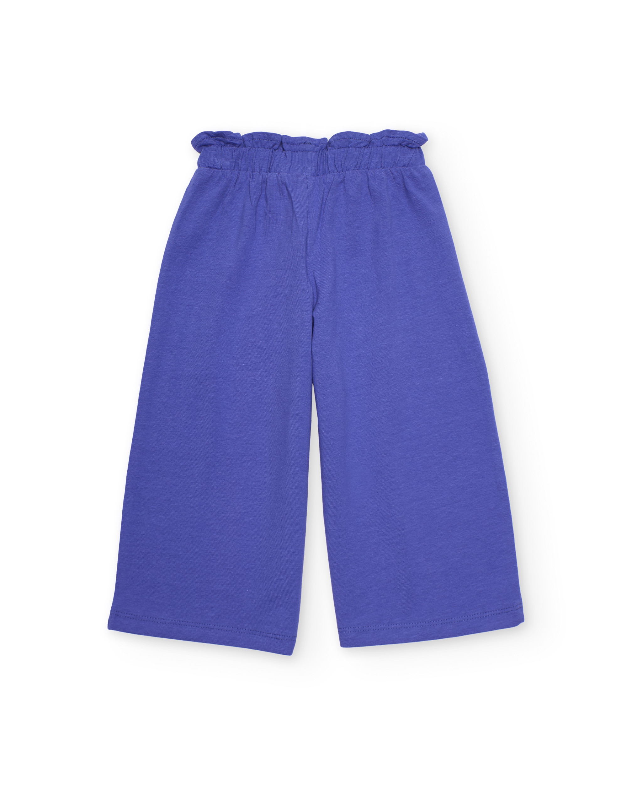 Calças de Malha Infantil e Cintura Elástica Franzida Tuc tuc Lilás-2