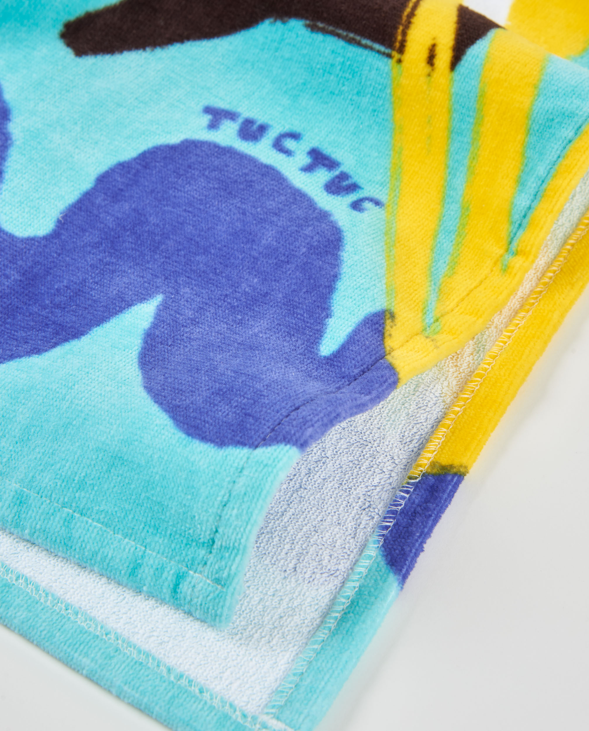 Toalha Poncho Infantil de Malha com Capuz Tuc tuc Lilás-3
