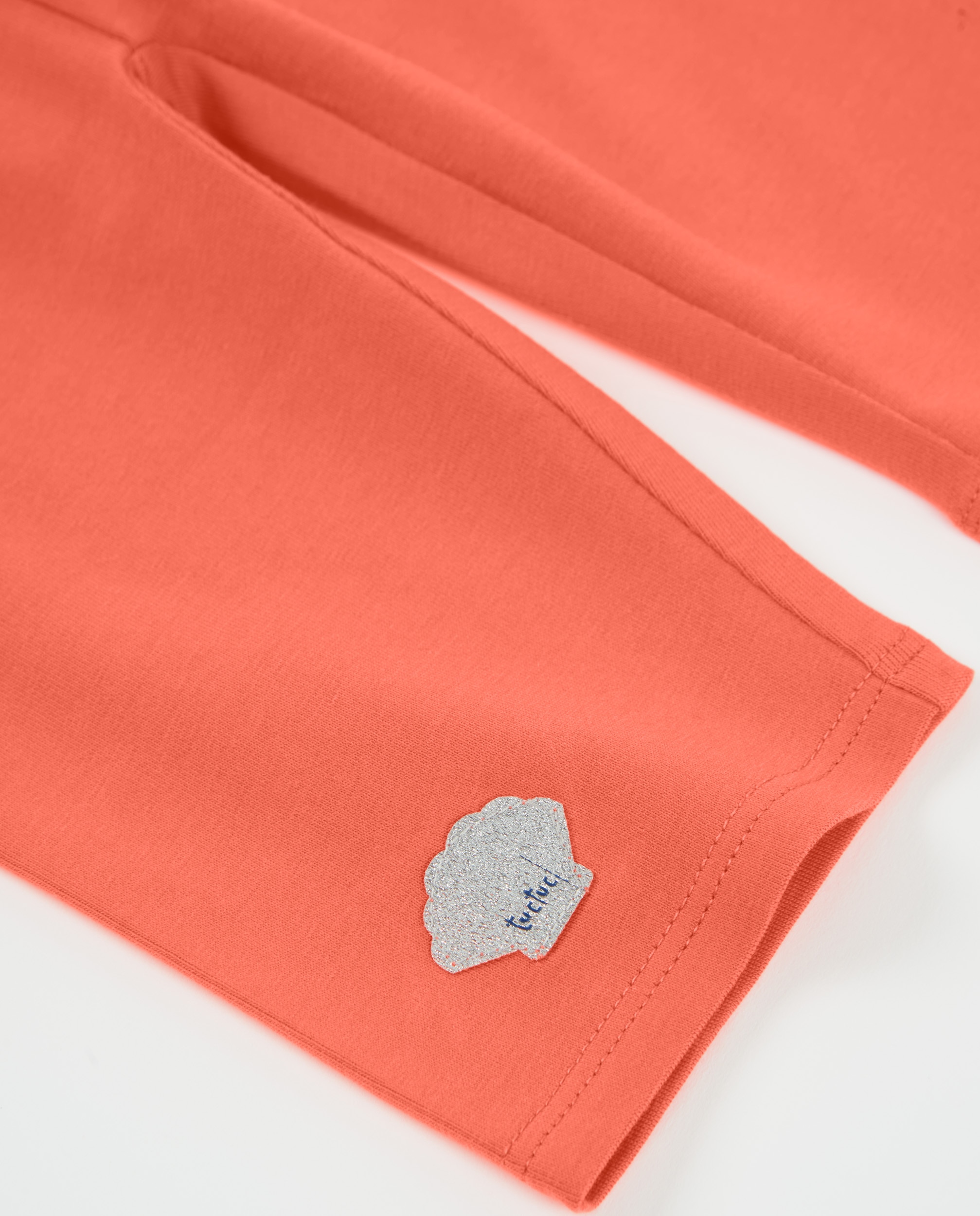 Leggings de Malha com Tecido Suave Coral-4