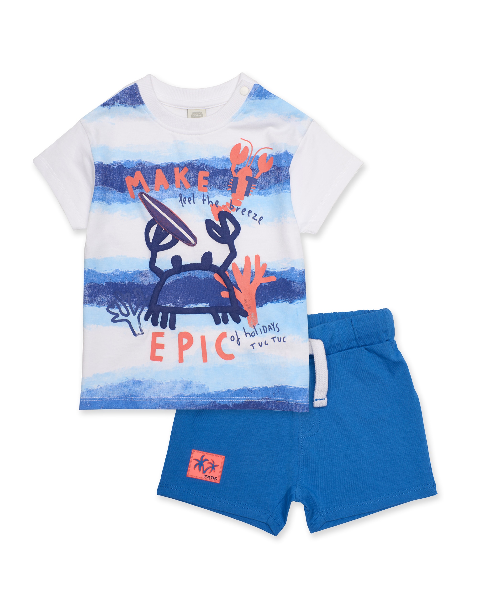 Imagem 0 de Conjunto Infantil de Malha e Estampado de Franjas