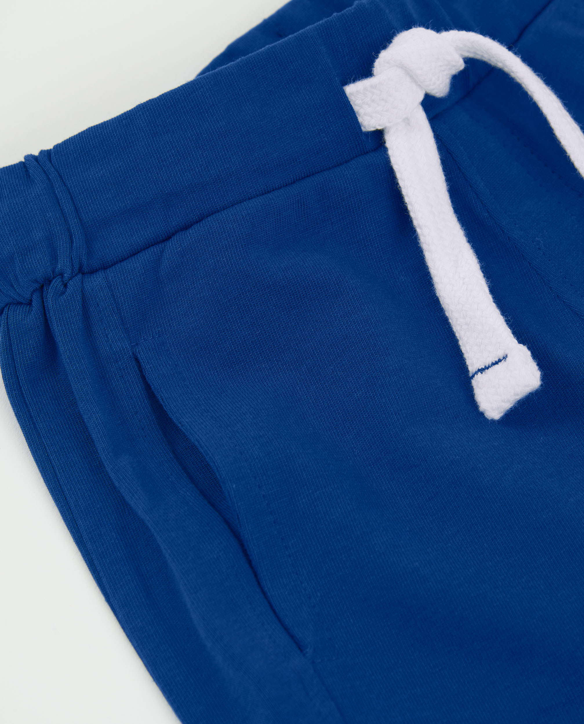 Bermudas Infantil de Malha e Bolsos Laterais Azul-marinho-3