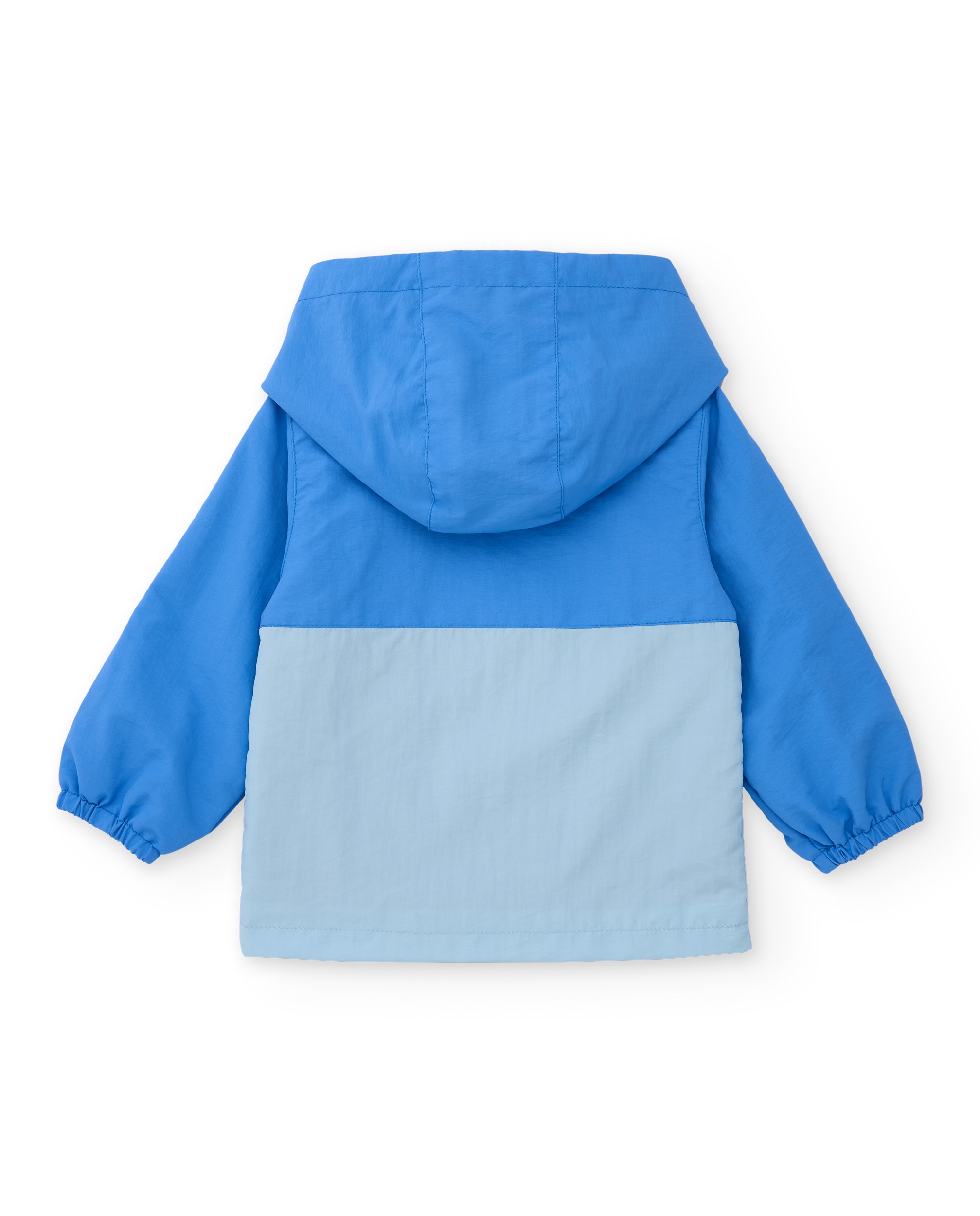 Casaco Infantil de Plana e Bolsos com Fecho Zip Azul-2