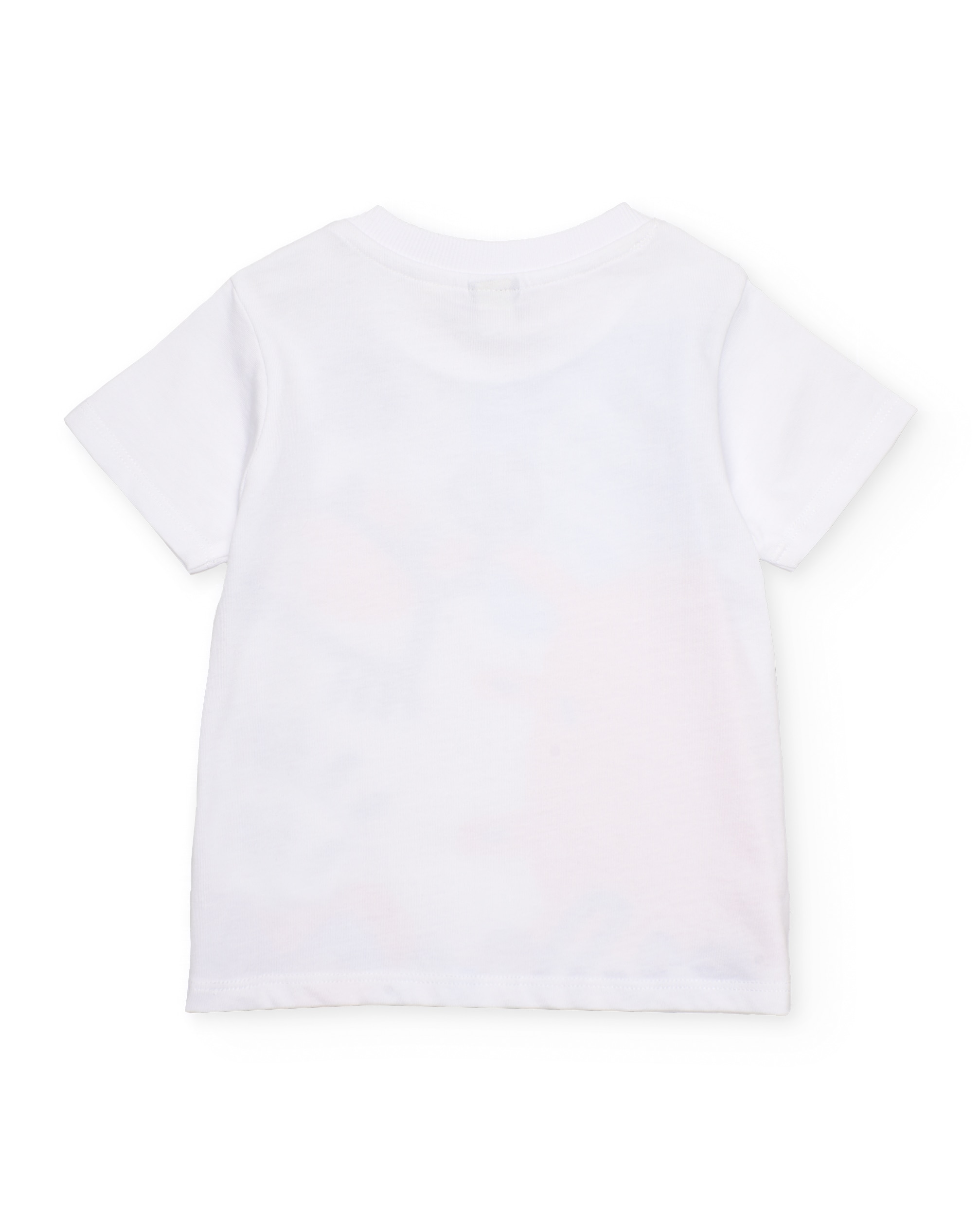 T-shirt Infantil de Malha e Fecho no Ombro Tuc tuc Branco-2
