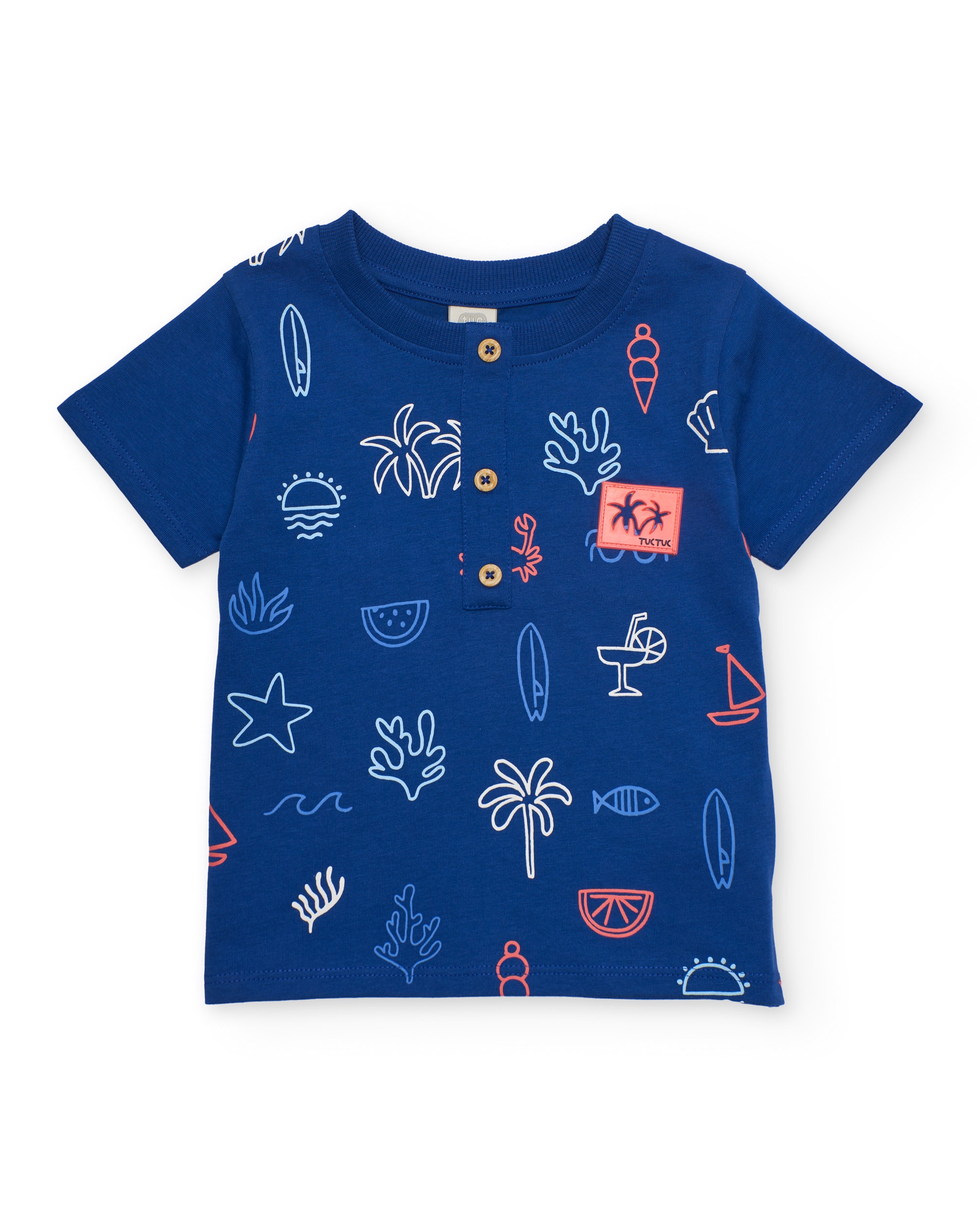 Imagem 0 de T-shirt Infantil de Malha e Aba Frontal