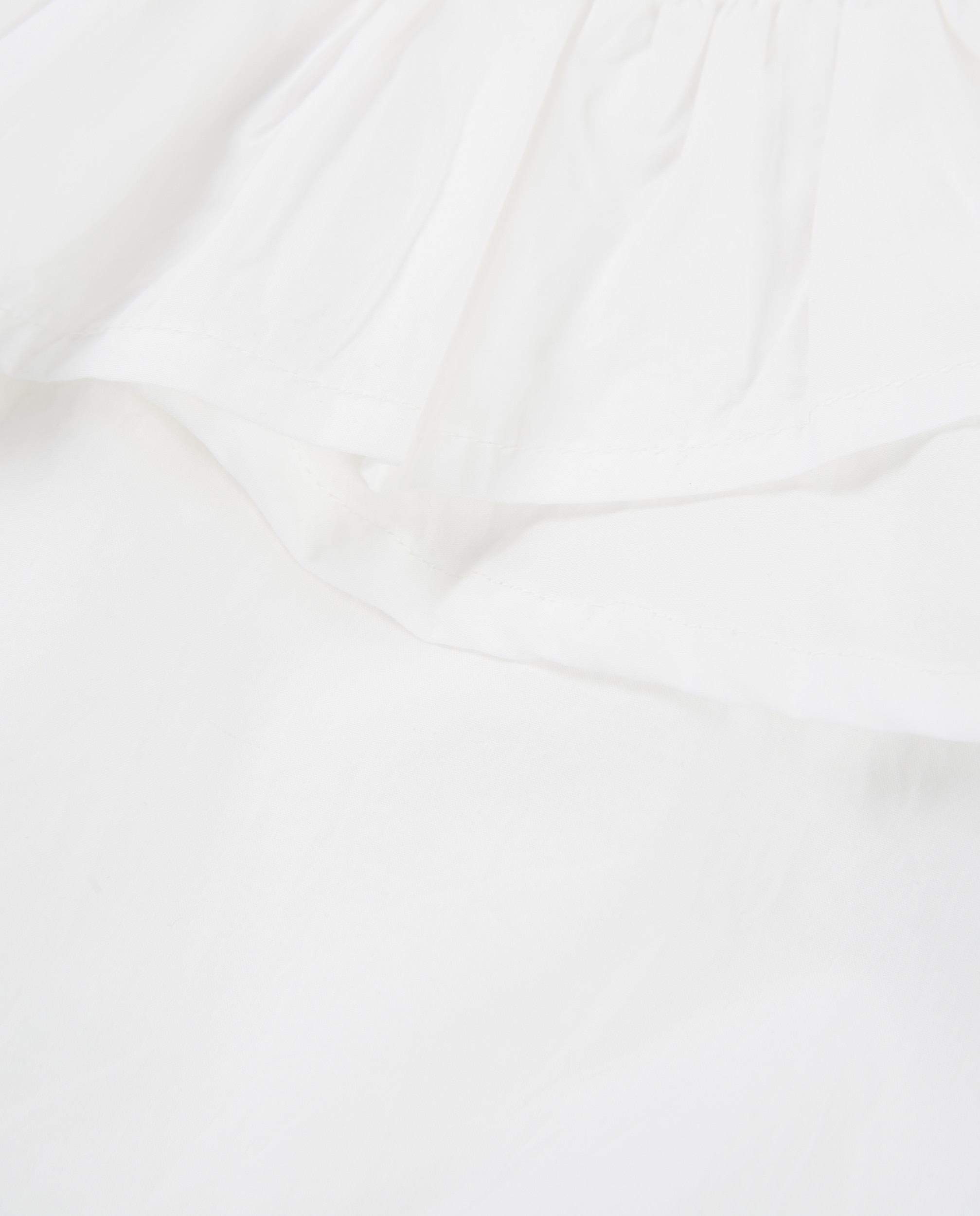 Blusa de Plana de Design Assimétrico com Folho Tuc tuc Branco-4