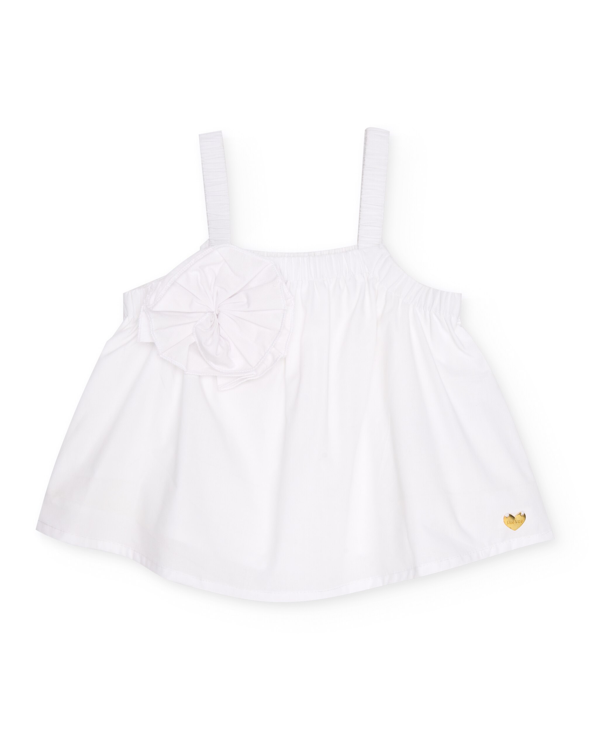 Imagem 0 de Blusa de Plana com Aplique de Flor