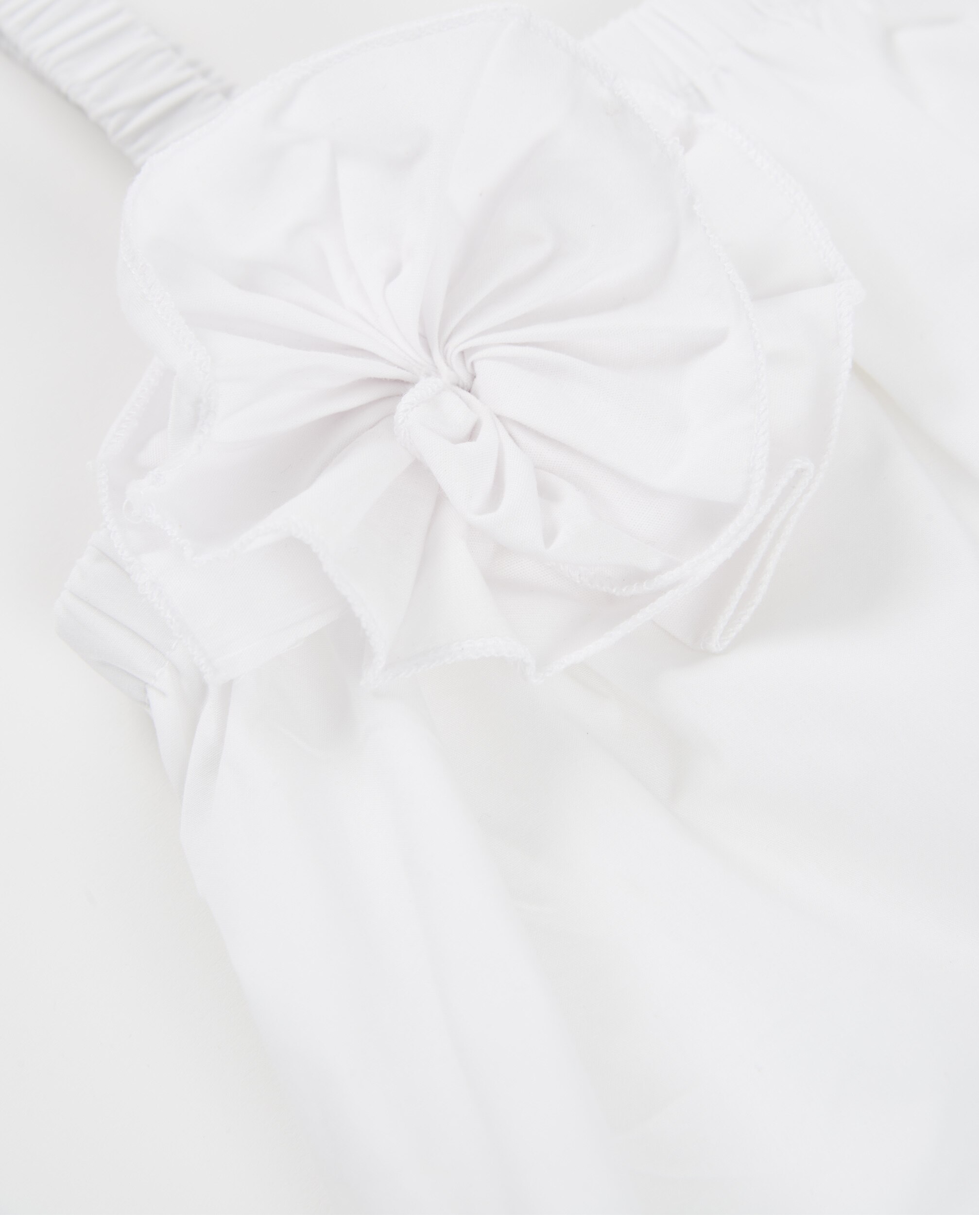Blusa de Plana com Aplique de Flor Tuc tuc Branco-3