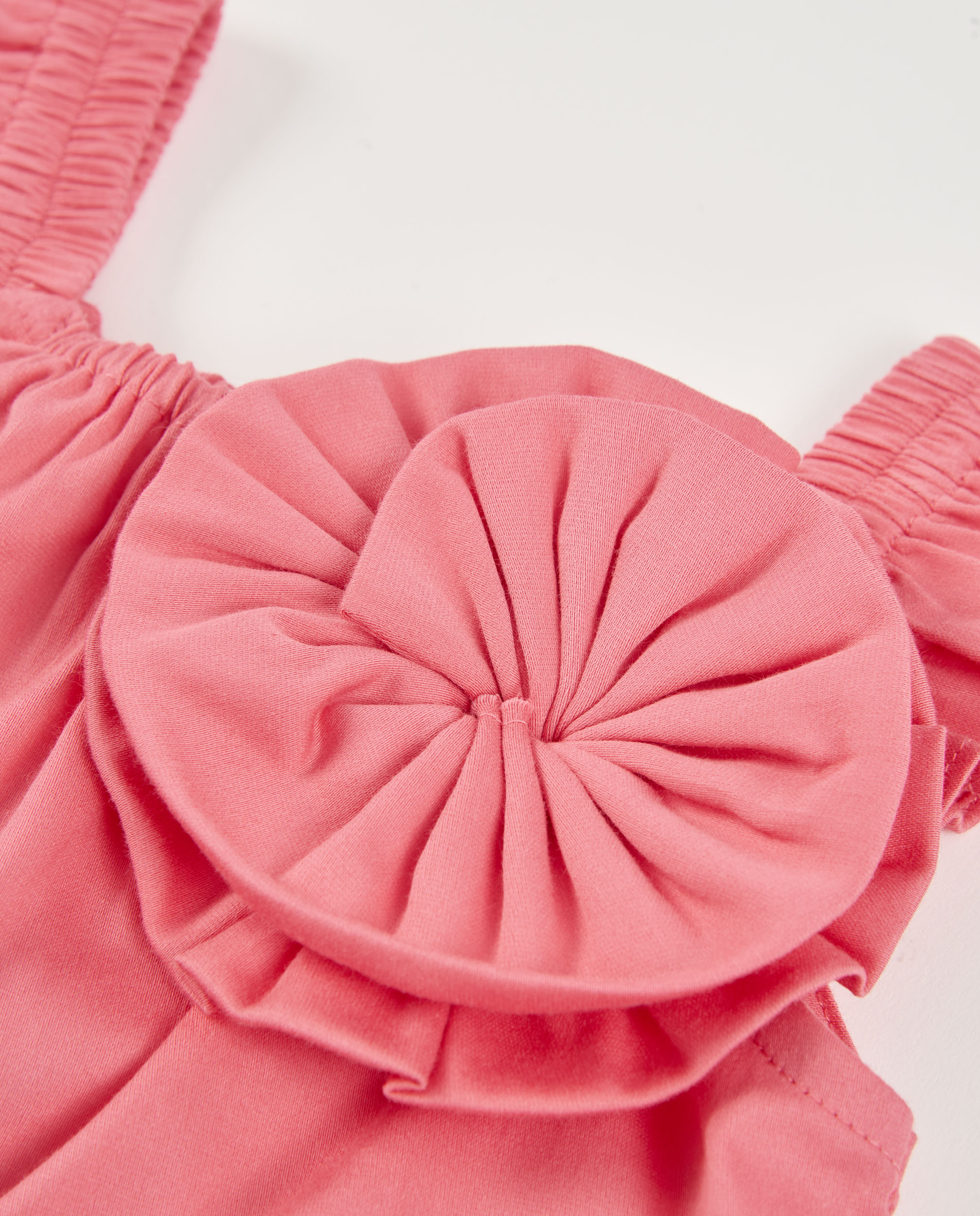 Blusa de Plana e Grande Flor Frontal Tuc tuc Rosa-3