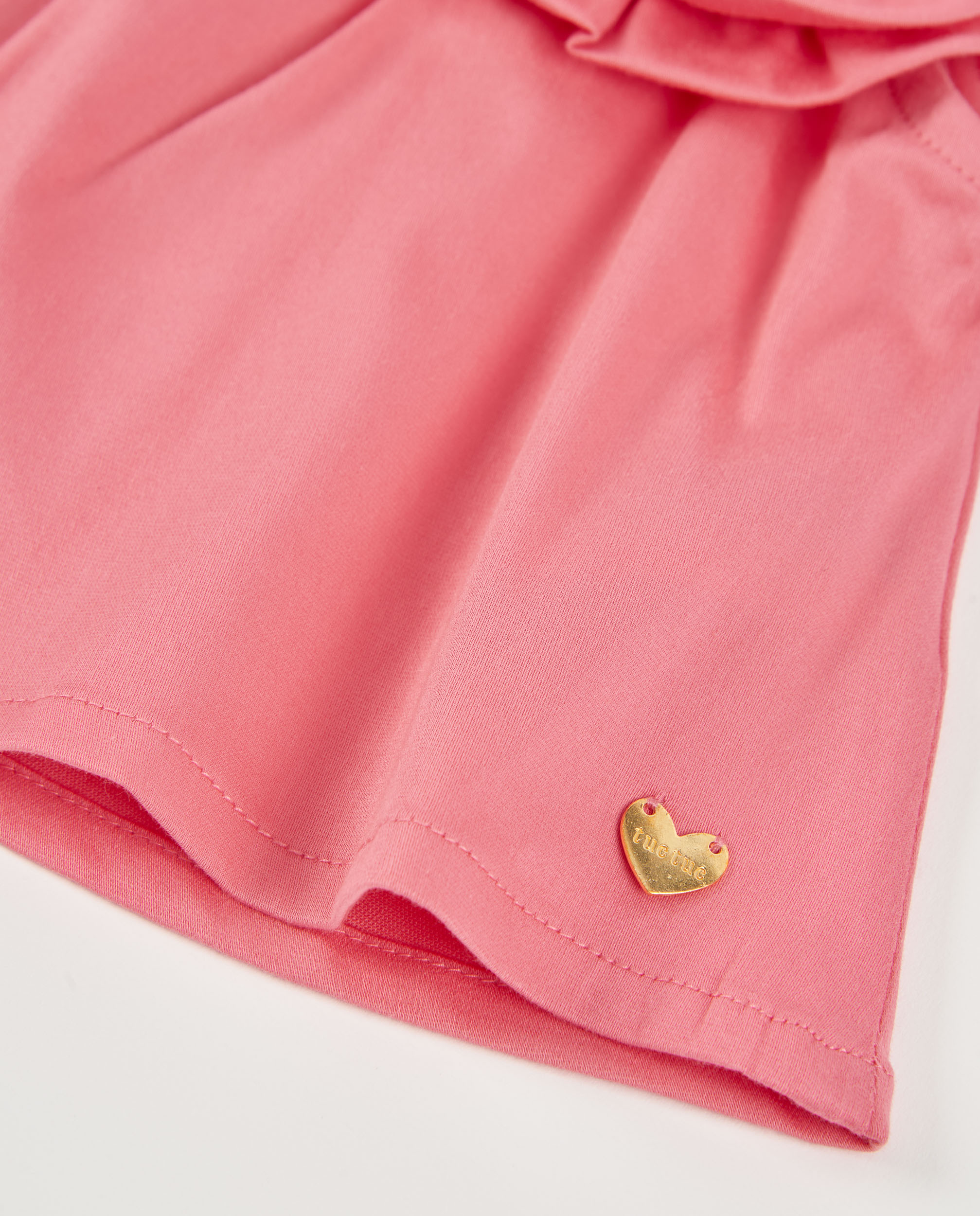 Blusa de Plana e Grande Flor Frontal Tuc tuc Rosa-4