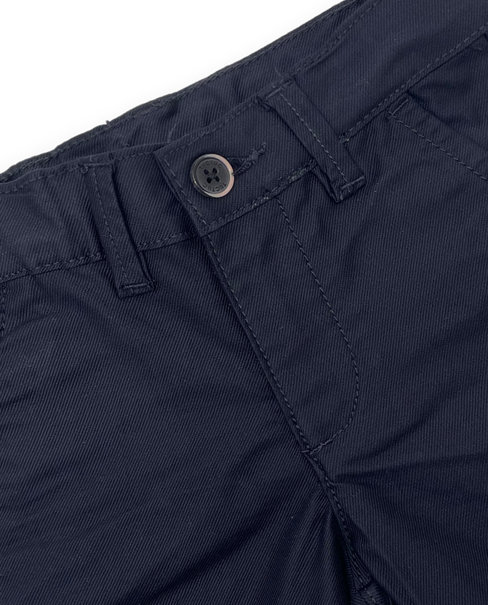 Bermudas de Plana com Bolsos Laterais Tuc tuc Azul-marinho-3