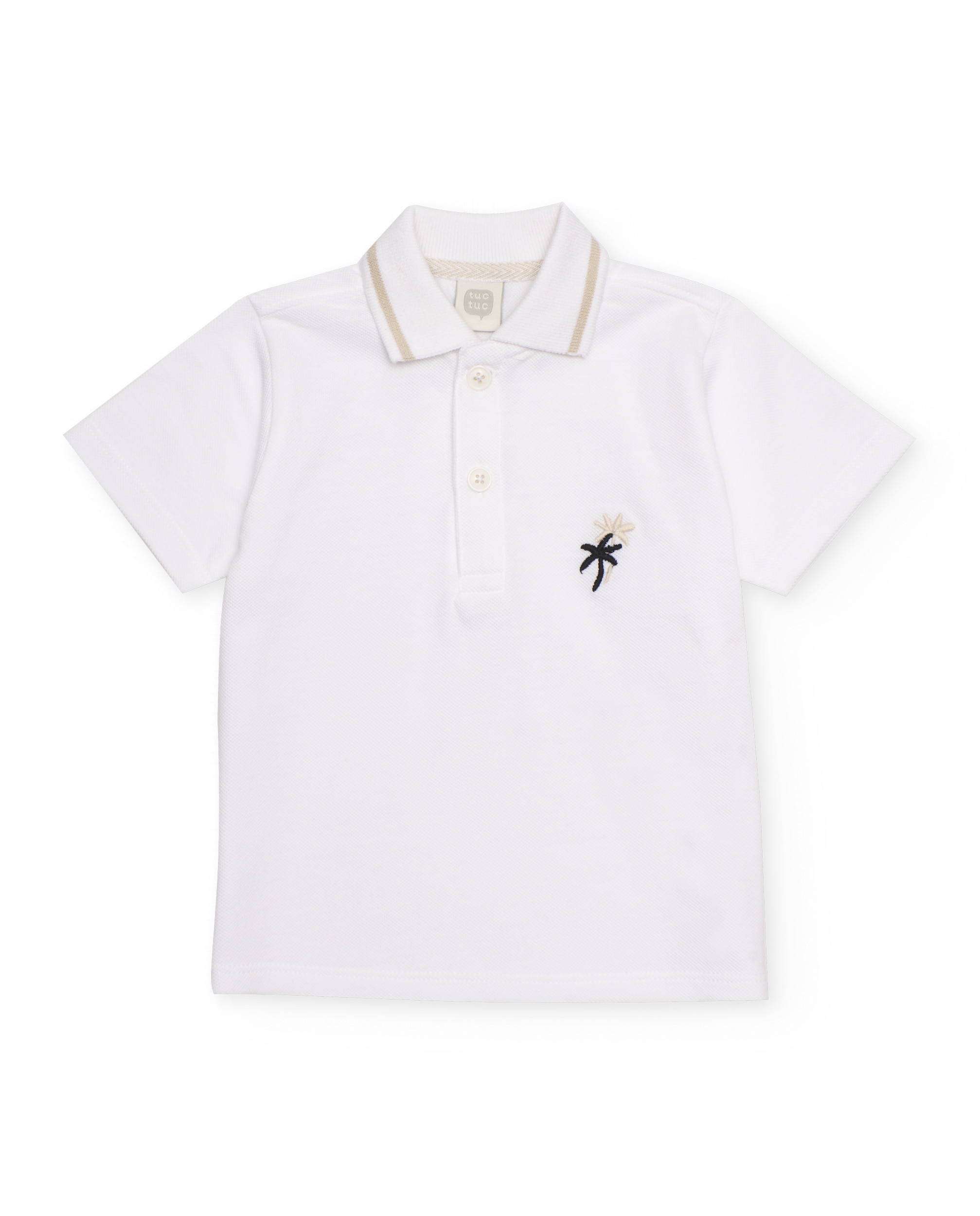 Imagem 0 de Polo Infantil de Malha com Bordado Decorativo