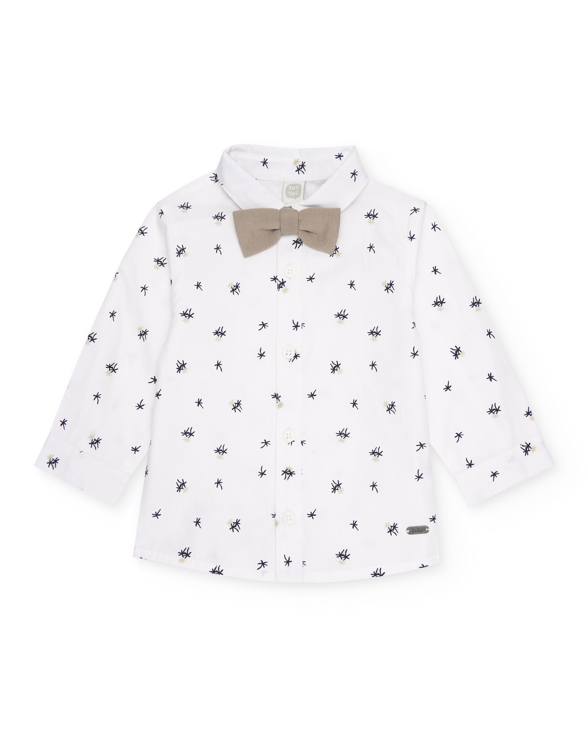 Imagem 0 de Camisa de Plana com Gravata-borboleta Desmontável