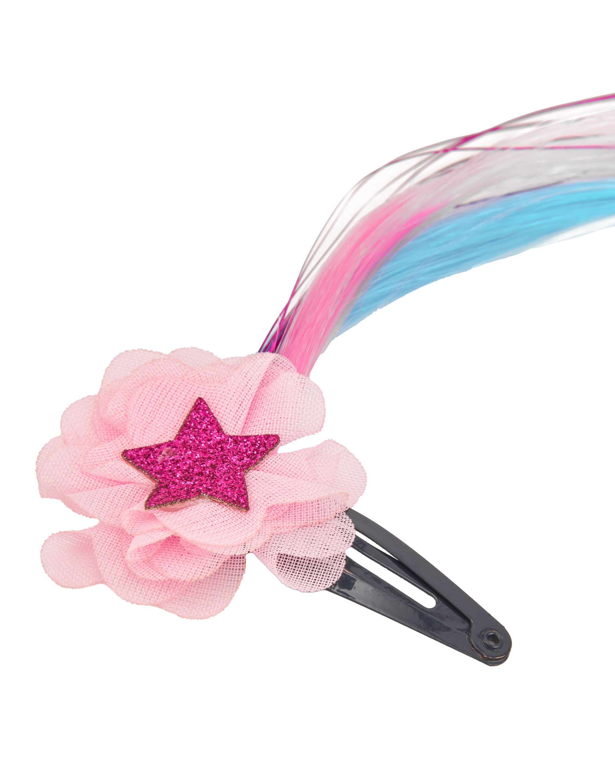 Acessório para o Cabelo Infantil de Fibras Compridas de Cores Tuc tuc Rosa / Branco-3