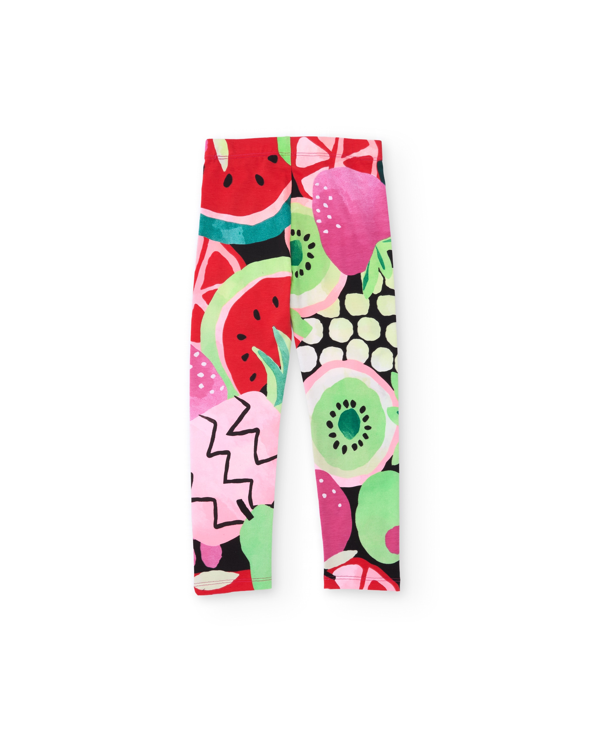 Leggings Infantil de Malha com Estampado Frutal Tuc tuc Vermelho-2