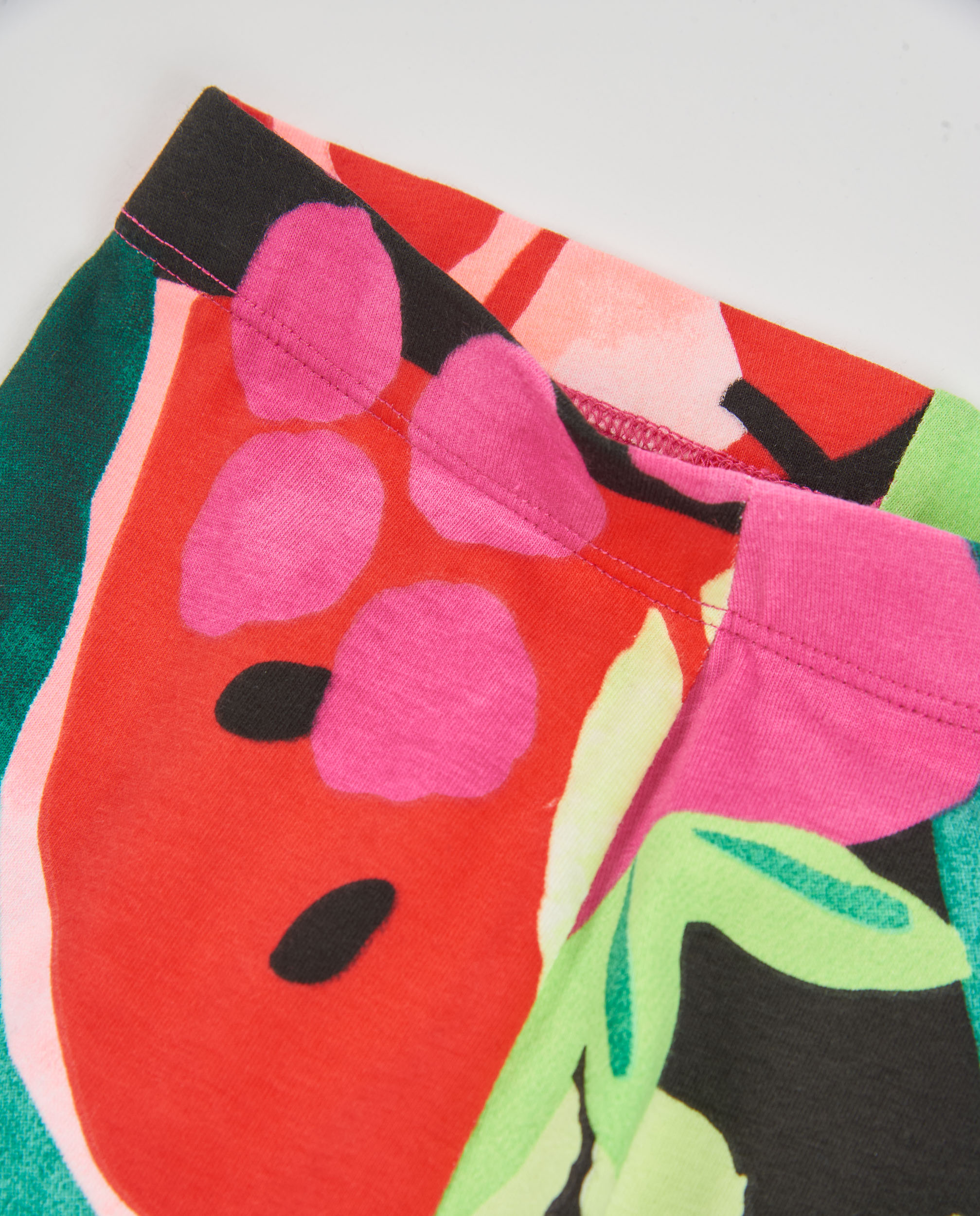 Leggings Infantil de Malha com Estampado Frutal Tuc tuc Vermelho-3
