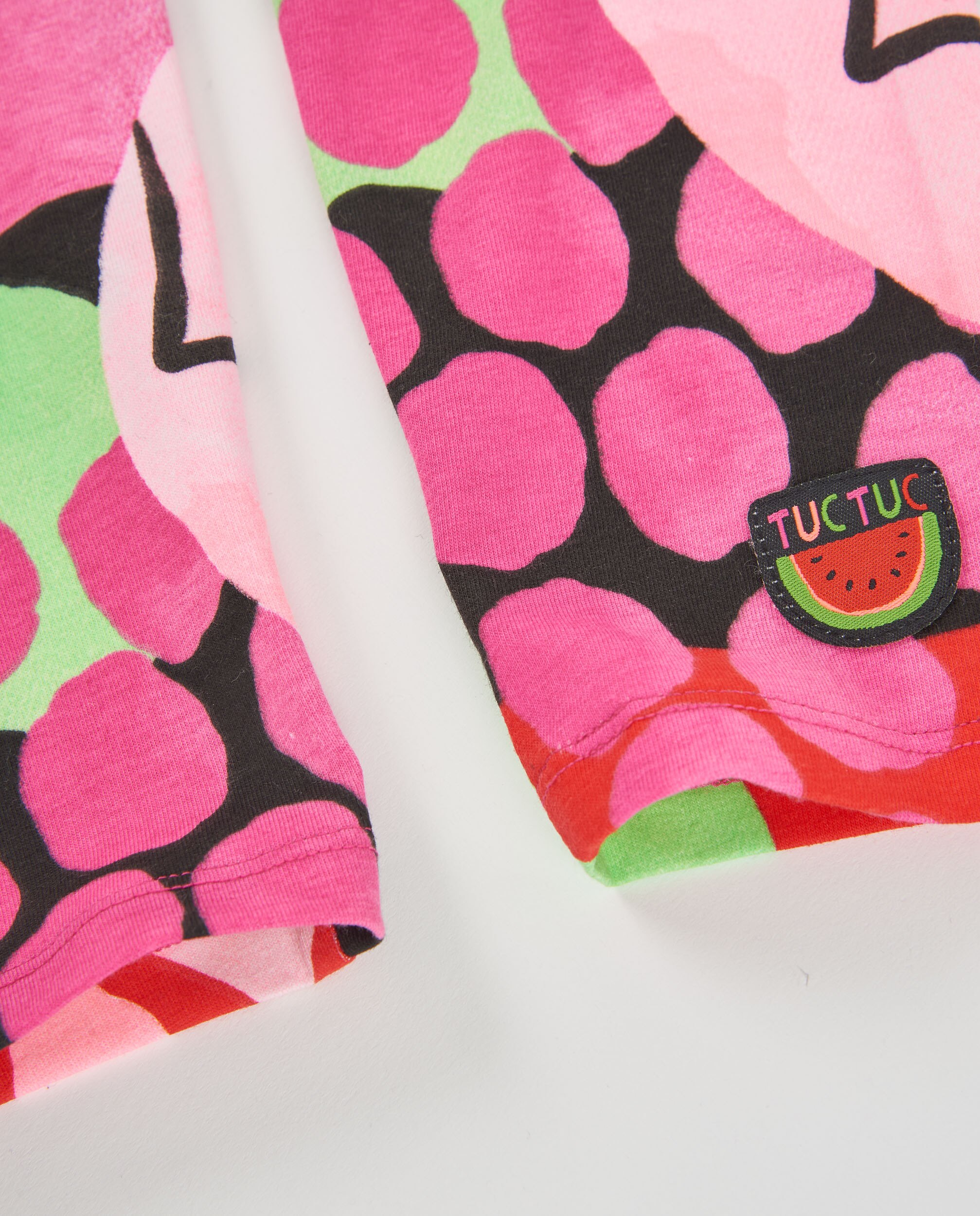 Leggings Infantil de Malha com Estampado Frutal Tuc tuc Vermelho-4