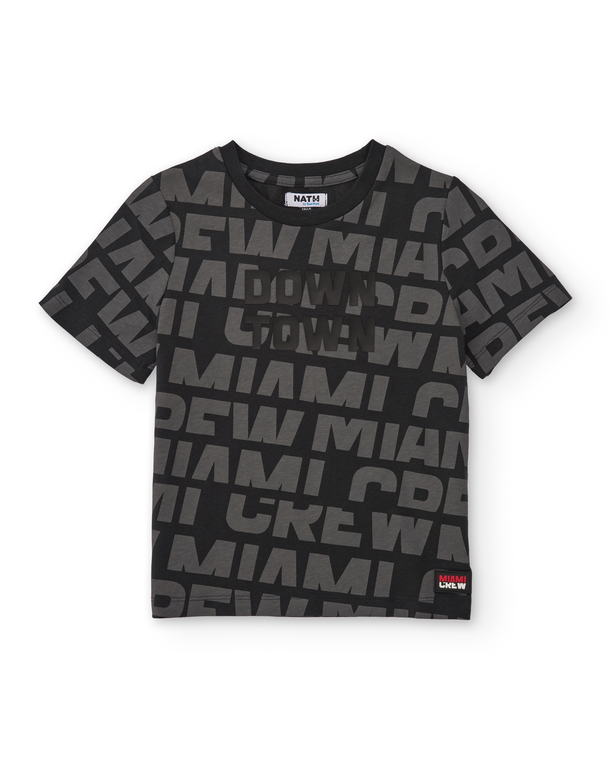 Conjunto Infantil de Malha com Detalhe em Relevo Tuc tuc Preto-2