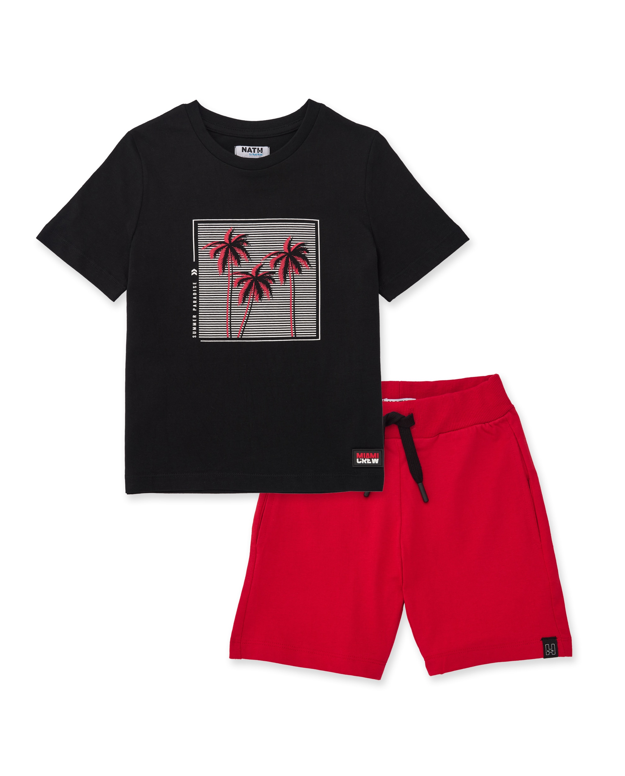 Imagem 0 de Conjunto Infantil de Malha com Design de Palmeiras