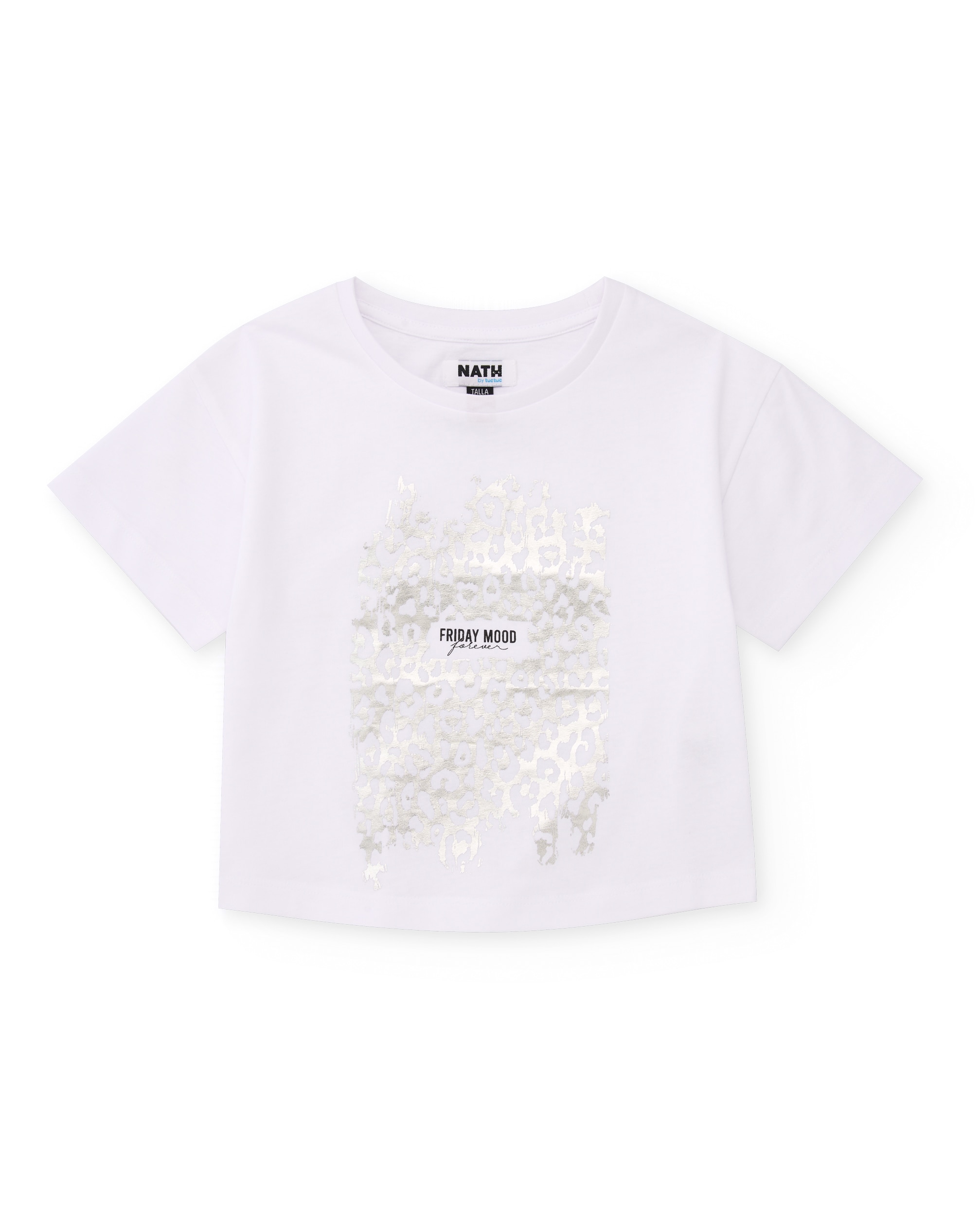 Conjunto Infantil de Malha com Detalhes Brilhantes Tuc tuc Branco-2