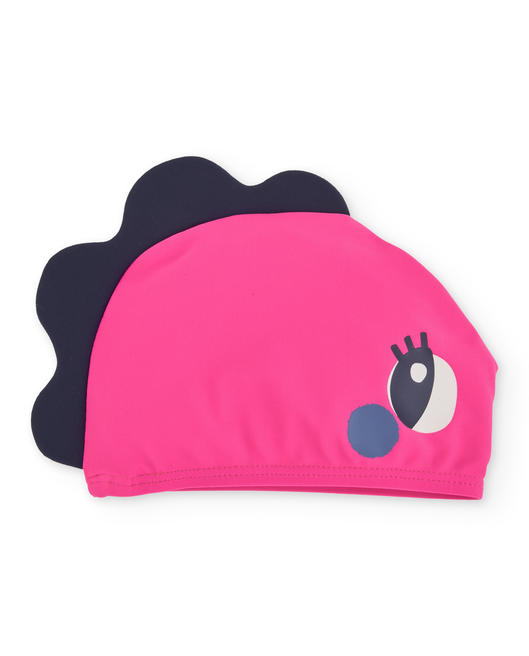 Chapéu de Natação Infantil de Malha e Elástico Tuc tuc Rosa / azul marinho-2