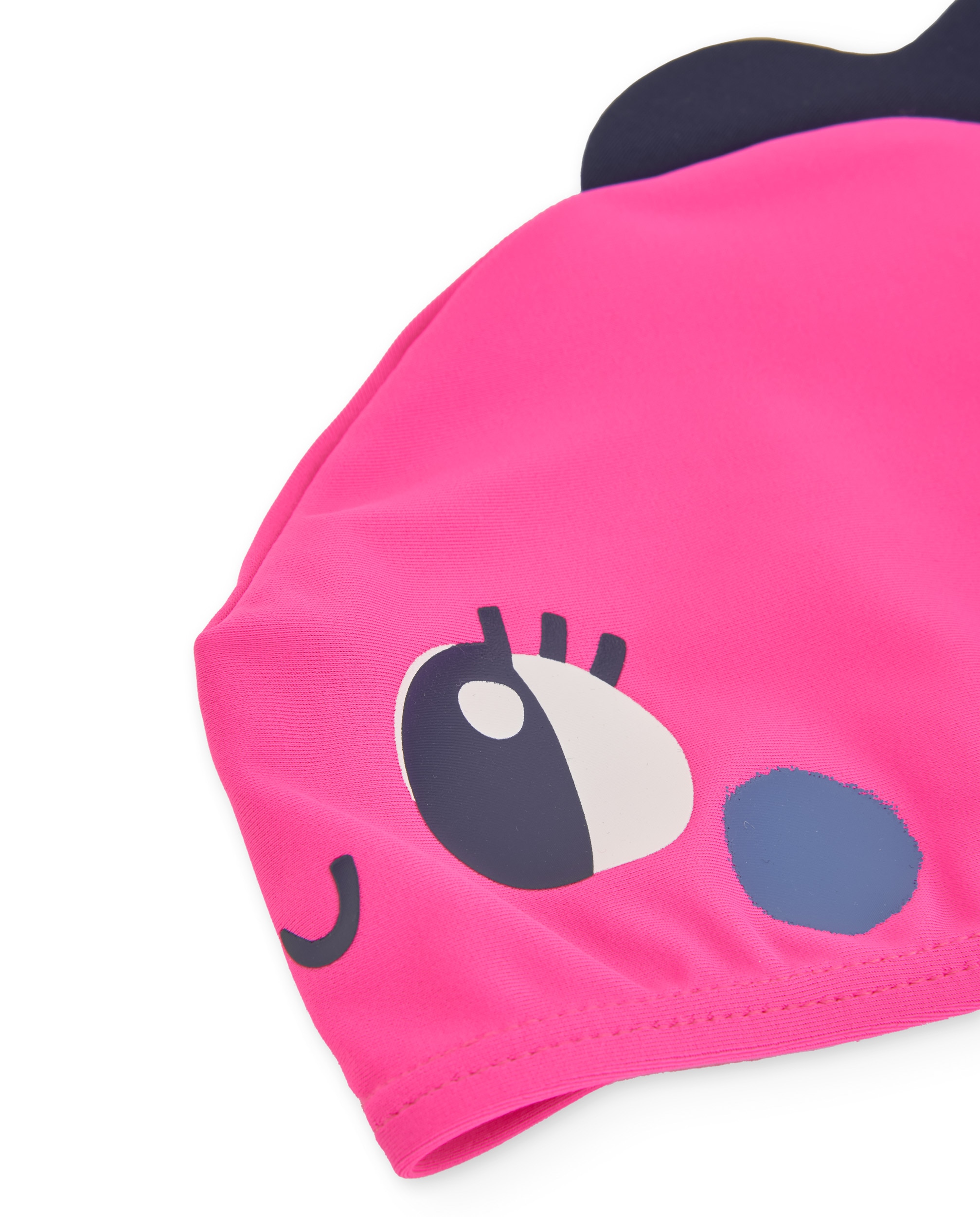 Chapéu de Natação Infantil de Malha e Elástico Tuc tuc Rosa / azul marinho-3