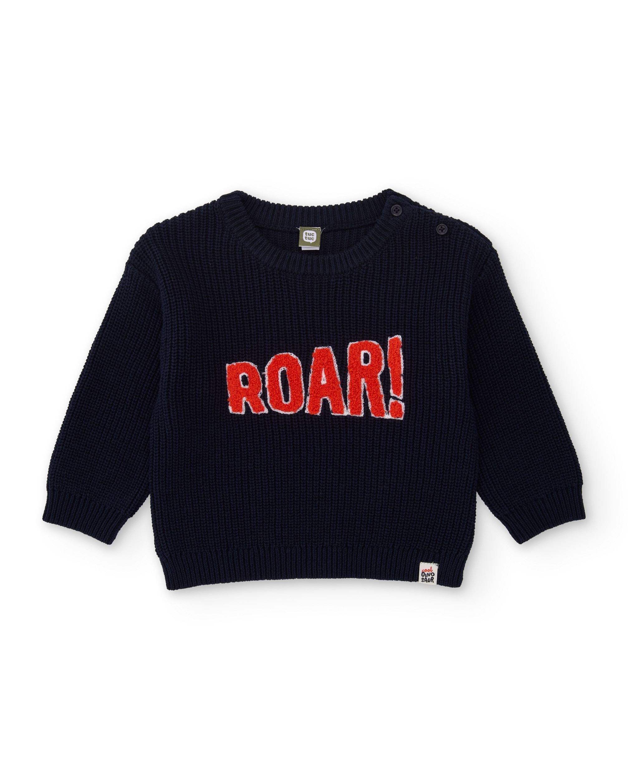 Imagem 0 de Sweatshirt Infantil de Tricô com Mensagem Frontal