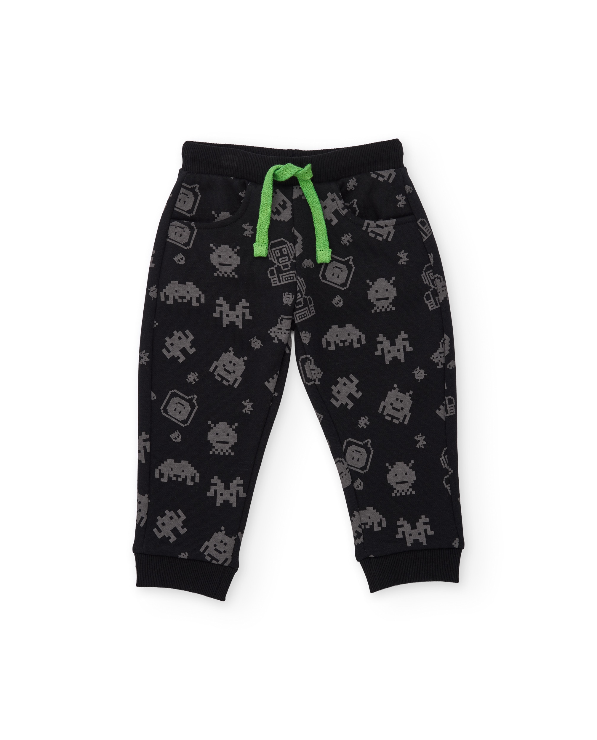 Imagem 0 de Calças Infantil de Felpa com Estampado Divertido