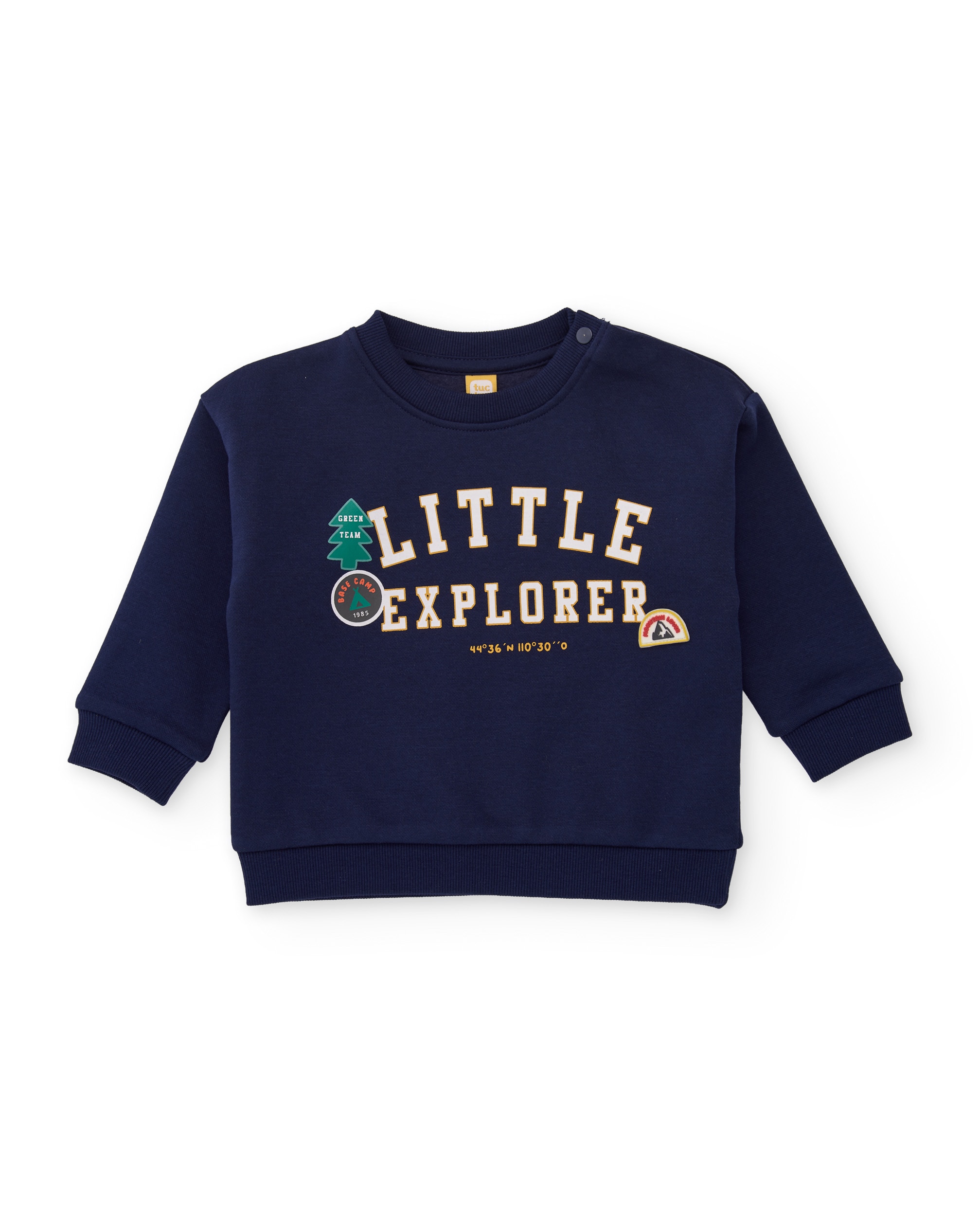Imagem 0 de Sweatshirt Infantil de Felpa com Estampado Frontal