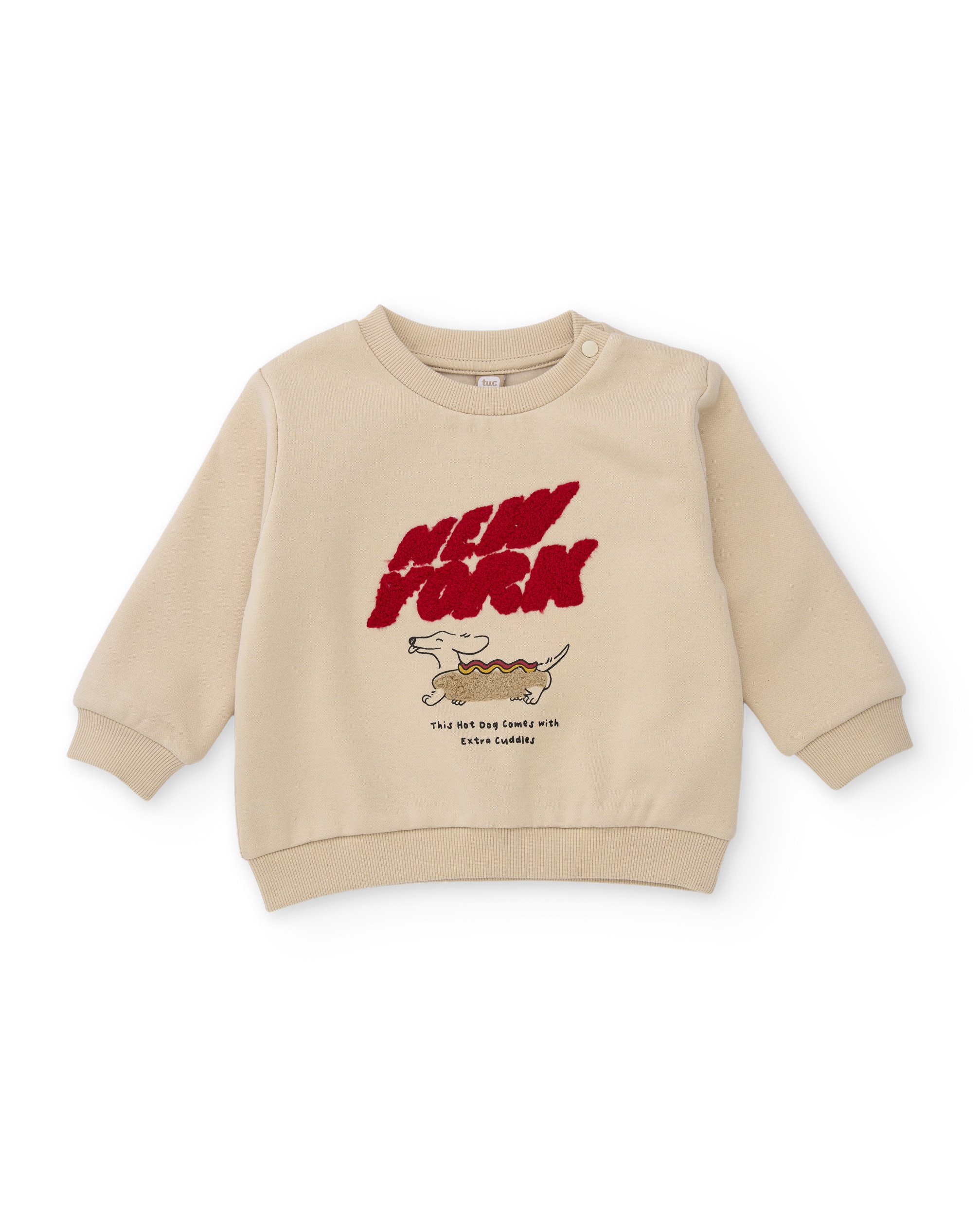 Imagem 0 de Sweatshirt Infantil de Felpa com Estampado Gráfico