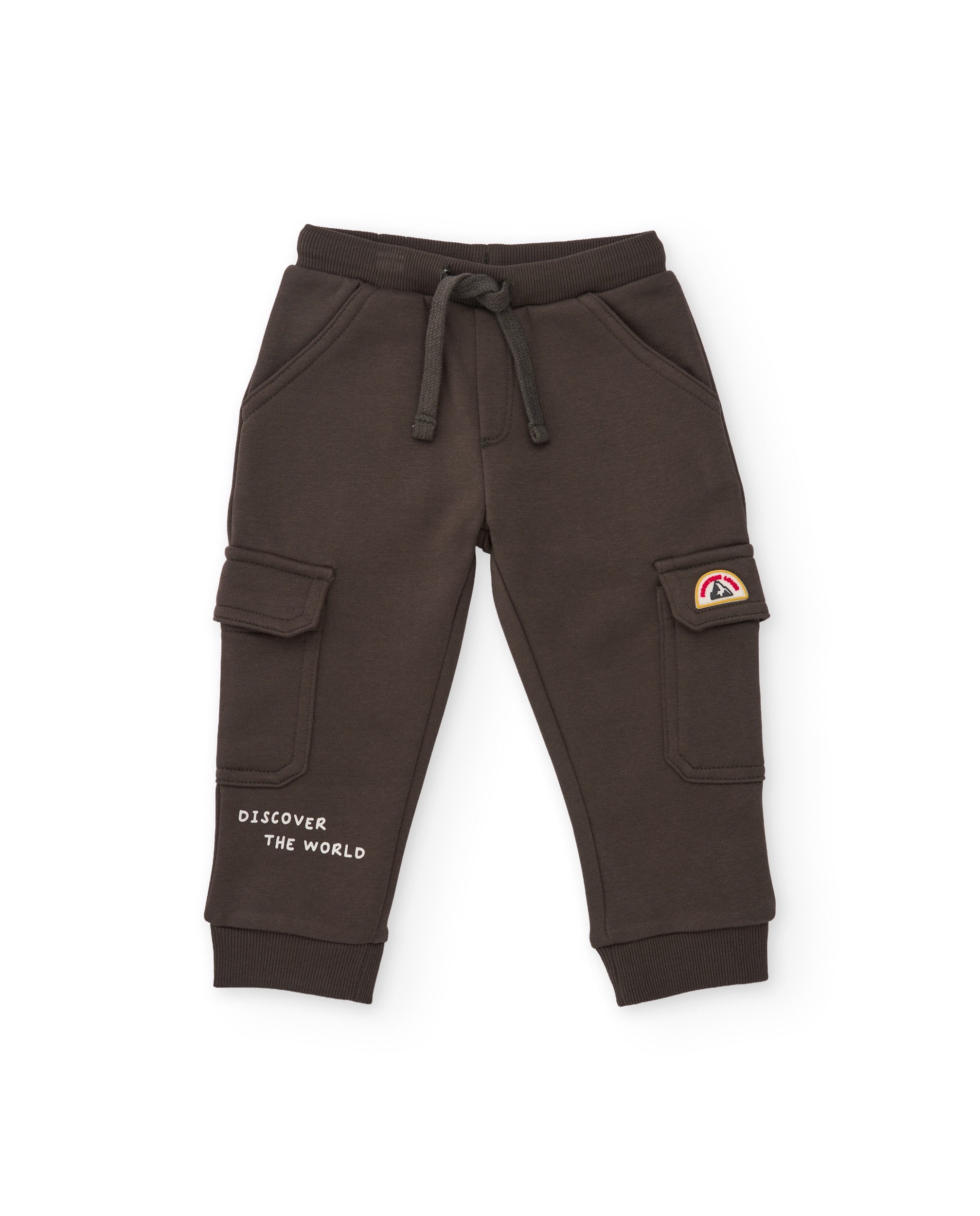 Imagem 0 de Calças Infantil de Felpa com Bolsos Cargo