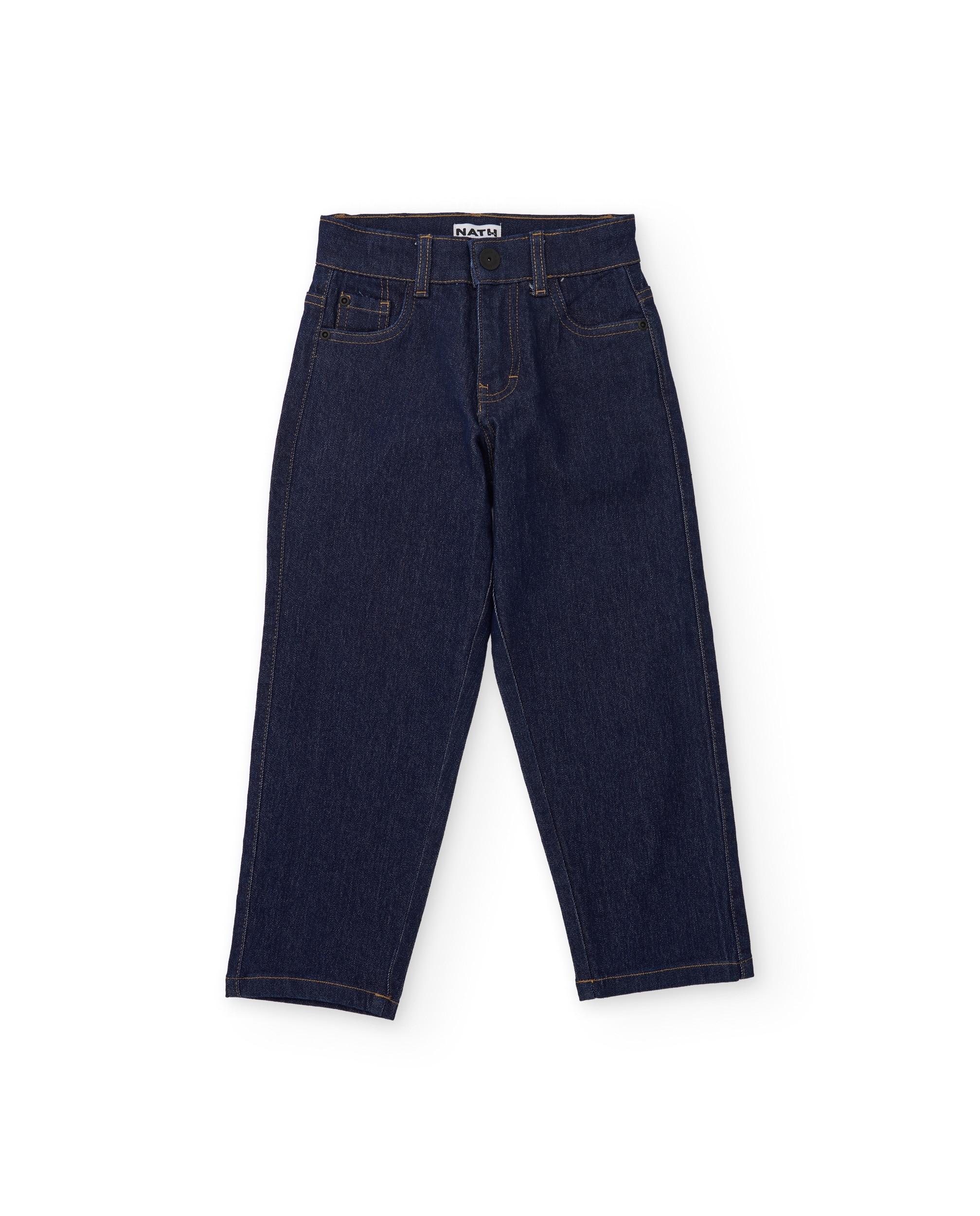 Imagem 0 de Jeans Infantil com Corte a Direito e Cinco Bolsos