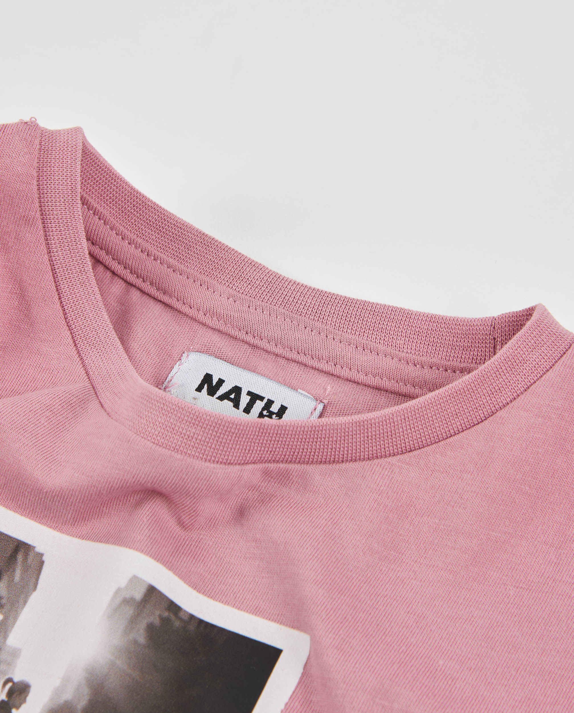 T-shirt Infantil de Malha com Manga Comprida e Design Urbano Rosa-3