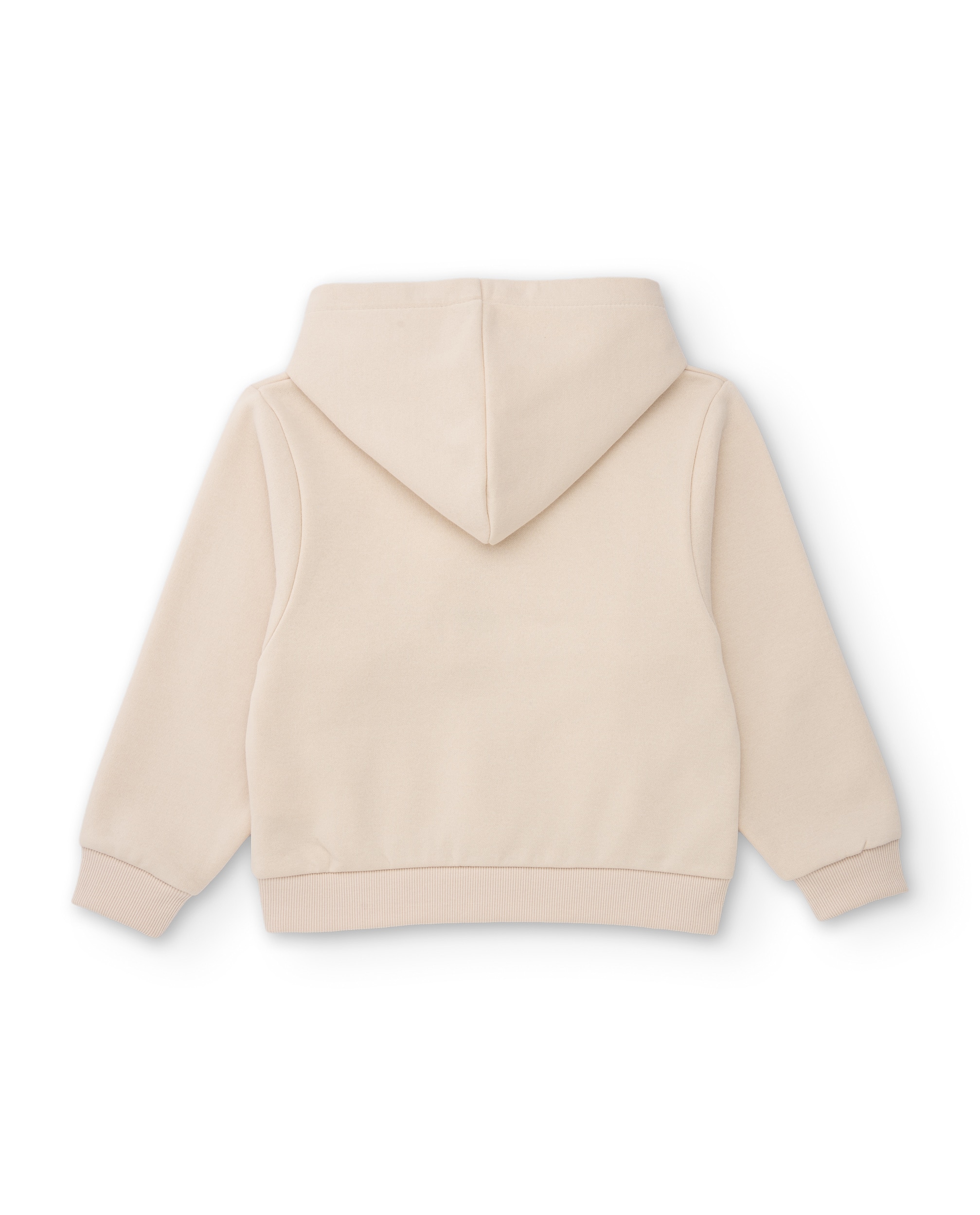 Sweatshirt Infantil de Felpa com Capuz e Bordado de Flores Cru-2