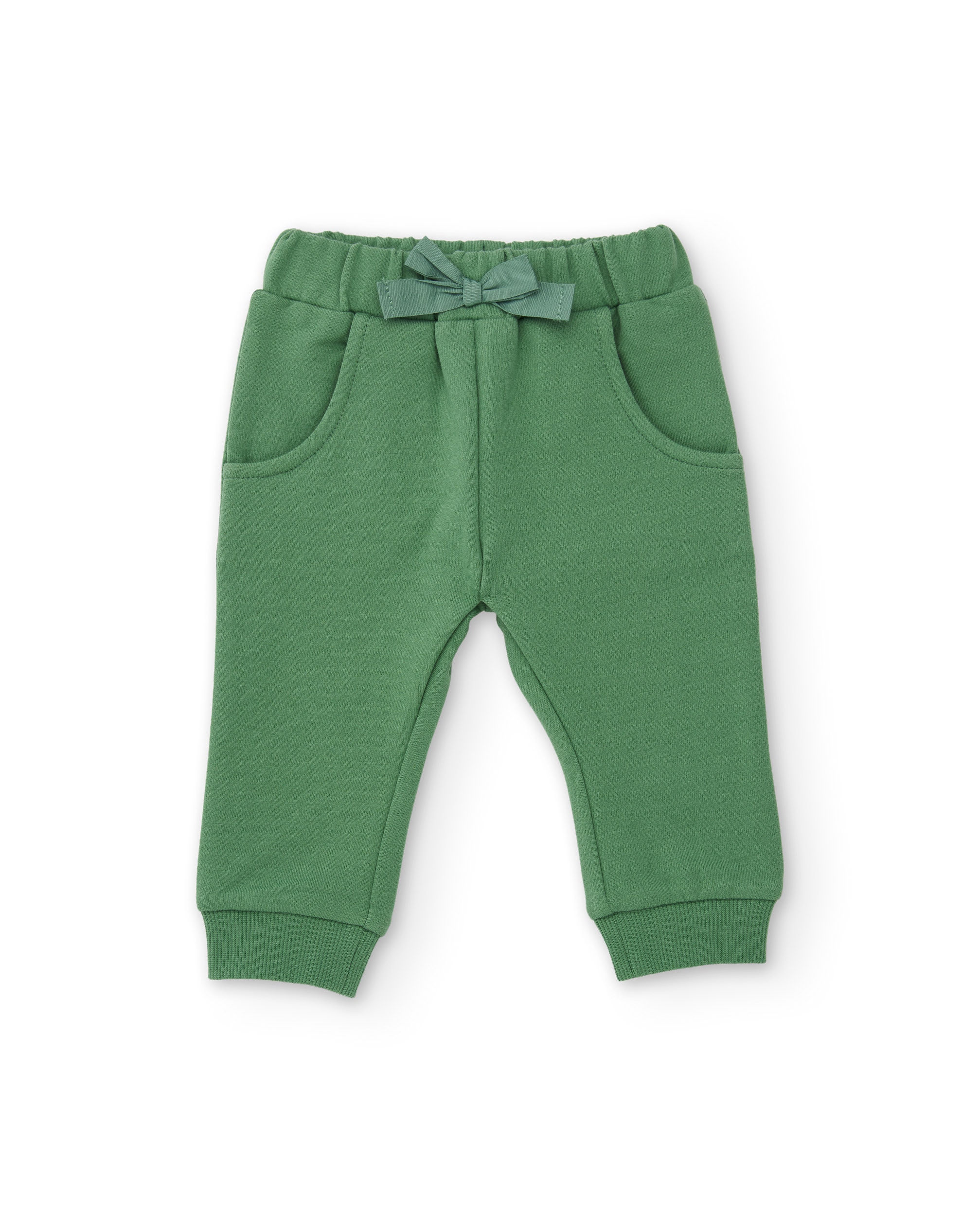 Conjunto de Felpa para Bebé com Estampado de Cães Verde-4
