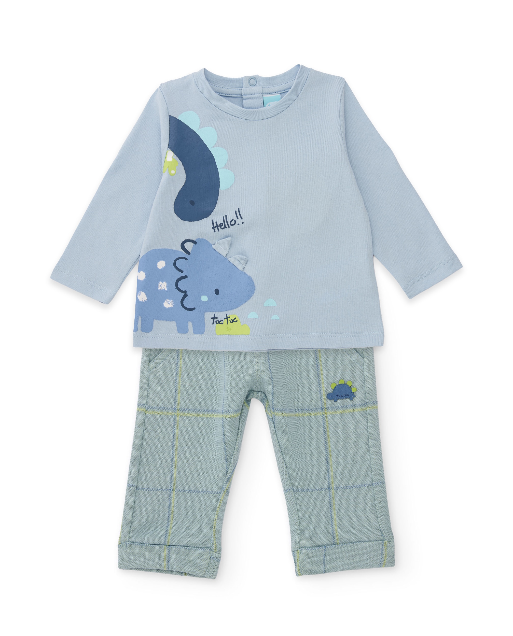 Imagem 0 de Conjunto de Felpa para Bebé com Estampado de Dinossauros