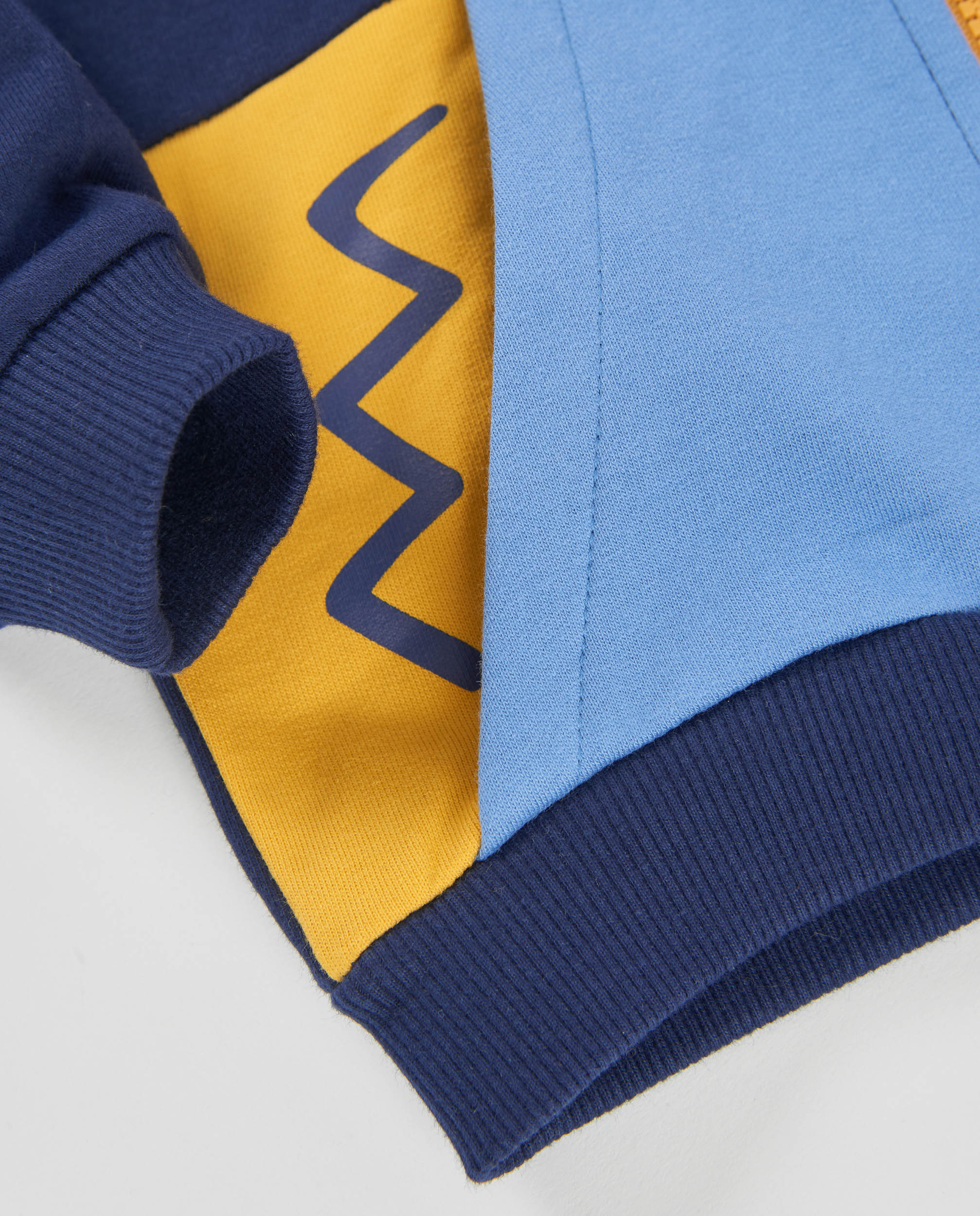 Sweatshirt Infantil de Felpa com Capuz com Orelhas e Tato Suave Azul-marinho-4
