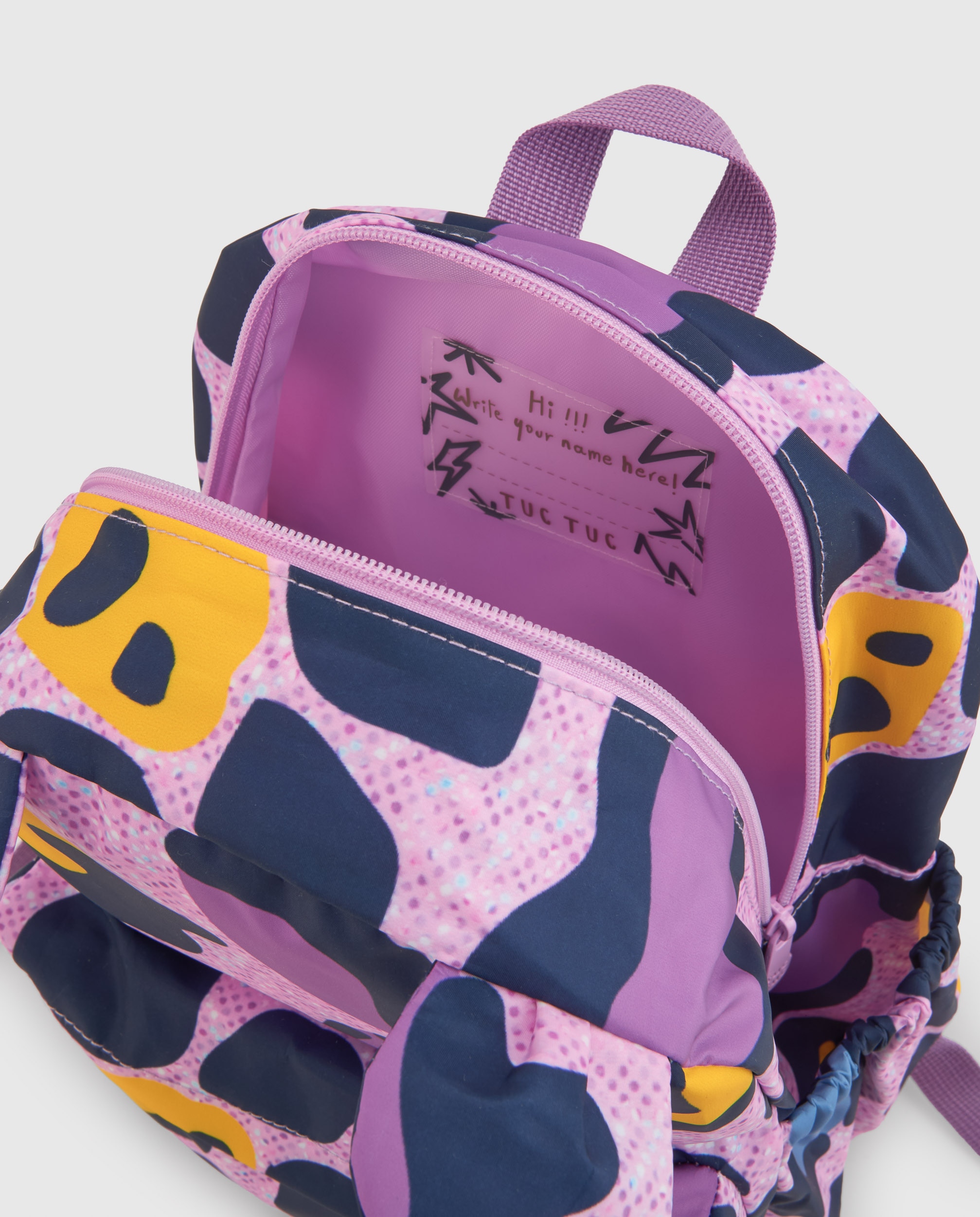 Mochila Infantil com Estampado Animal Print e Design Divertido Rosa-4