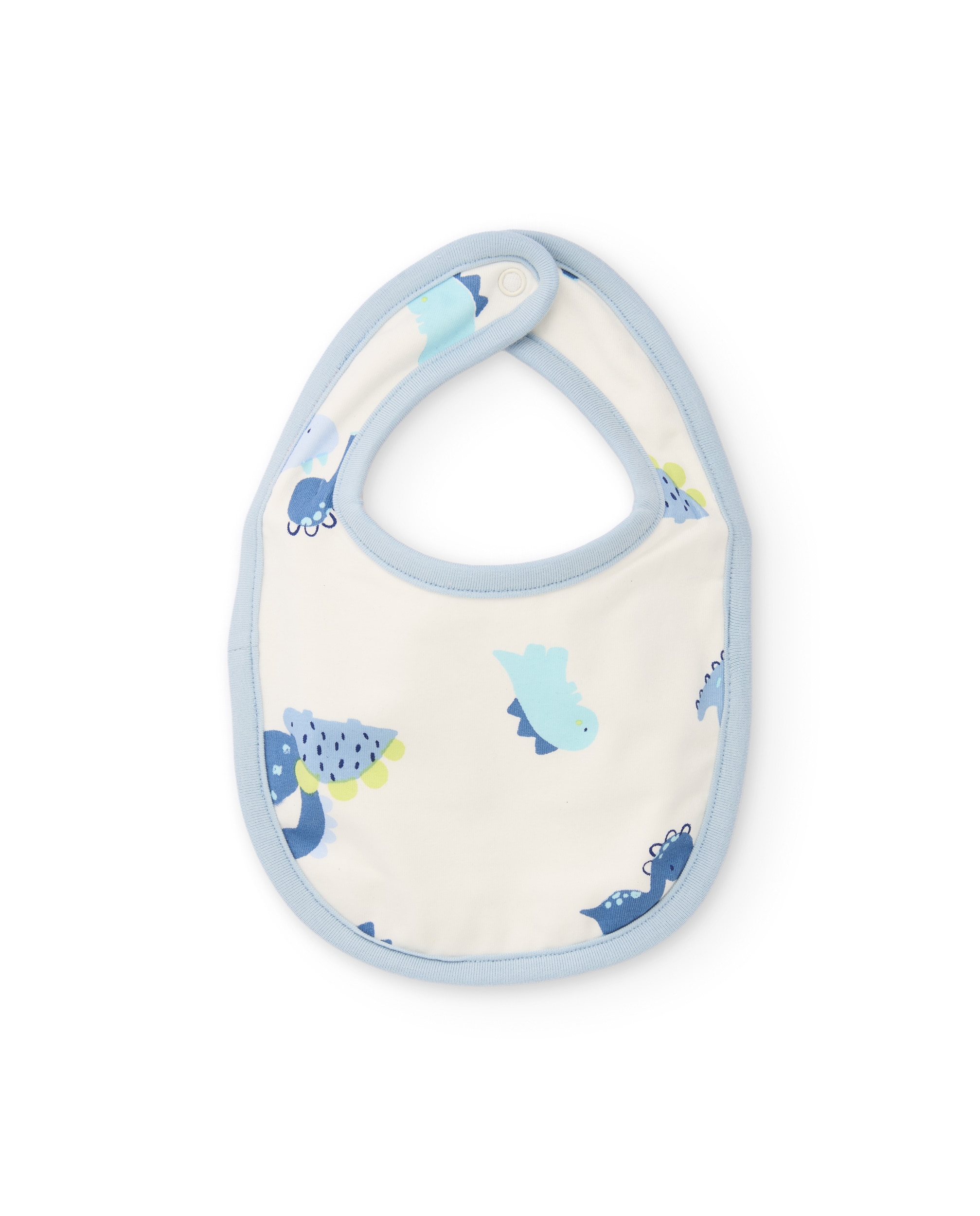 Pack de Babetes para Bebé de Algodão e Design Divertido Azul-claro-3