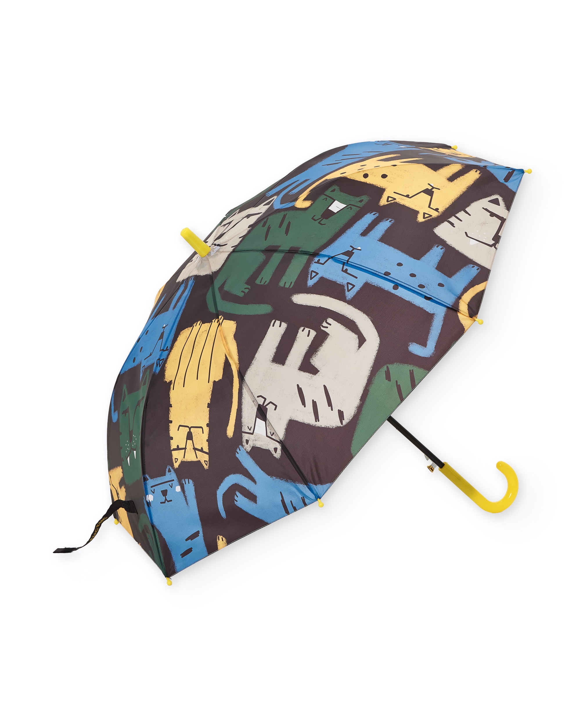 Imagem 0 de Guarda-chuva Infantil com Abertura Automática e Estampado de Tigres