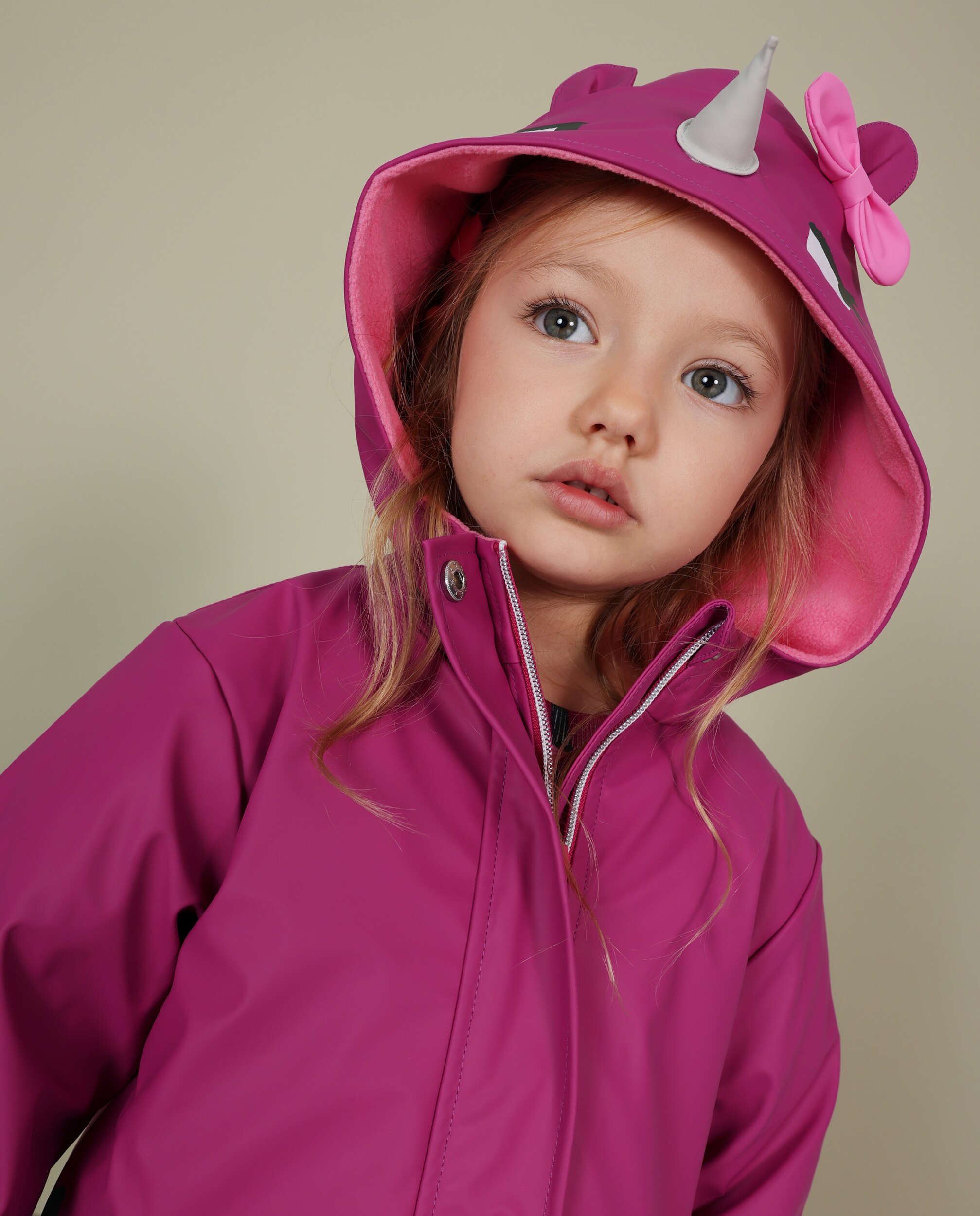Impermeável Infantil com Estampado Floral e Acabamento Resistente Tuc tuc Violeta-2