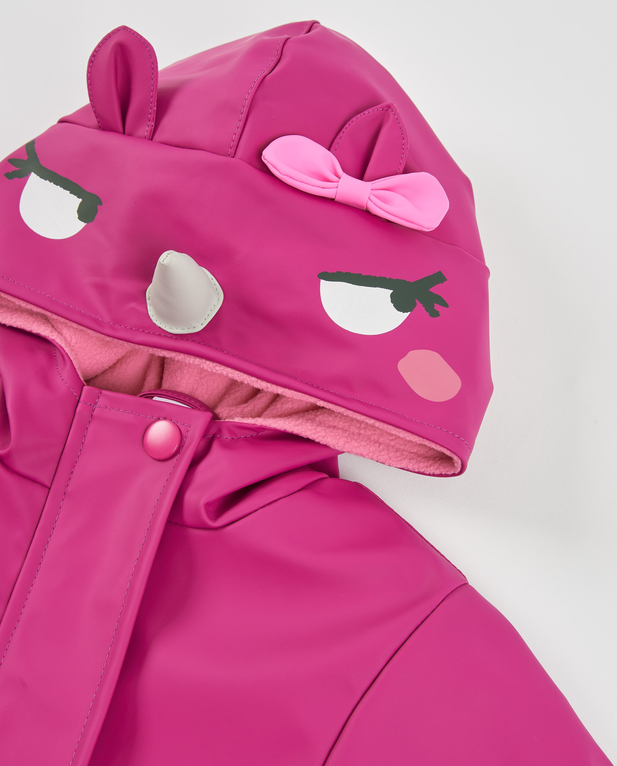Impermeável Infantil com Estampado Floral e Acabamento Resistente Tuc tuc Violeta-5