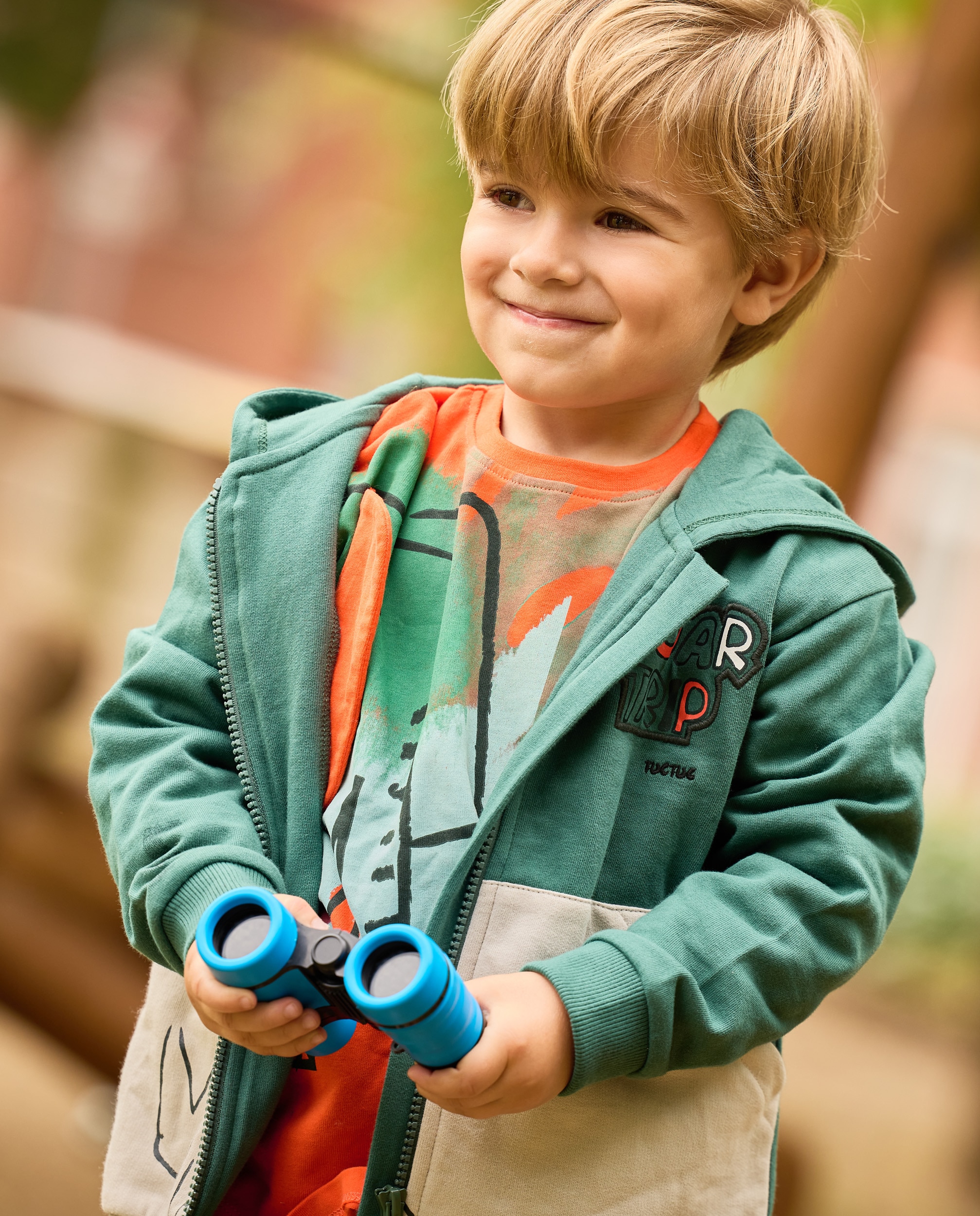 Imagem 0 de Sweatshirt Infantil de Felpa com Capuz e Design de Rinoceronte