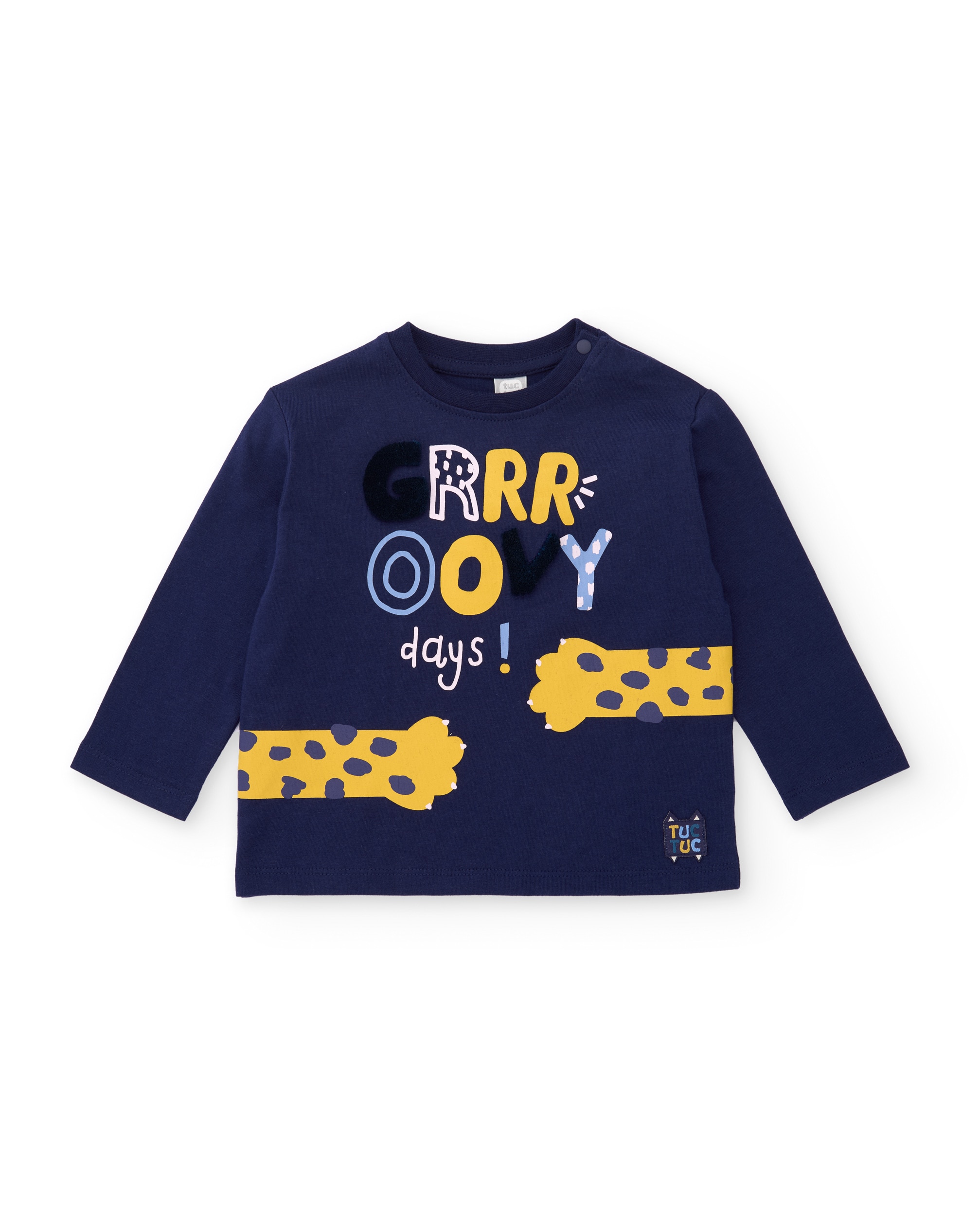 Imagem 0 de T-shirt Infantil de Malha com Manga Comprida e Estampado Original