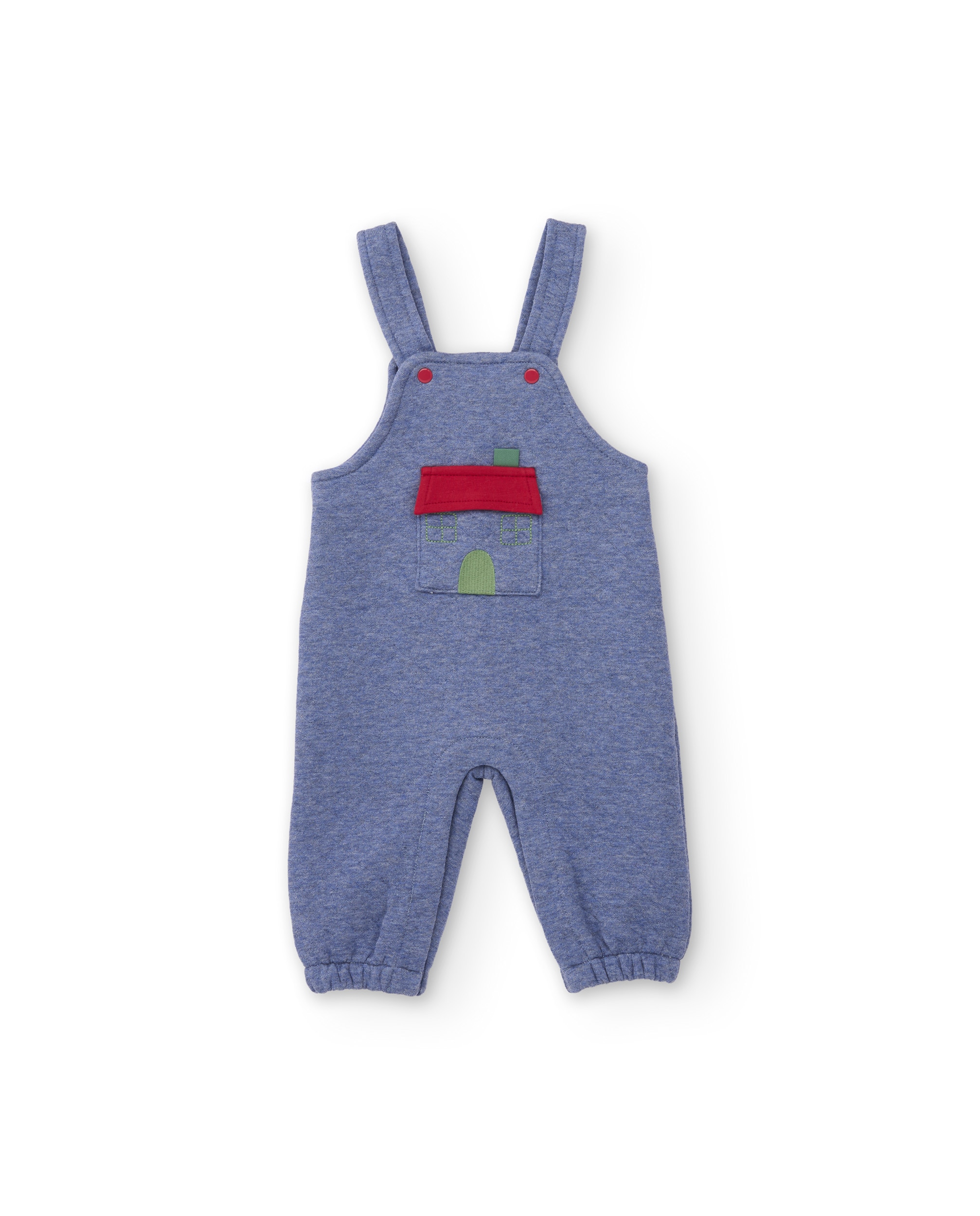 Conjunto de Felpa para Bebé com T-shirt Azul-4